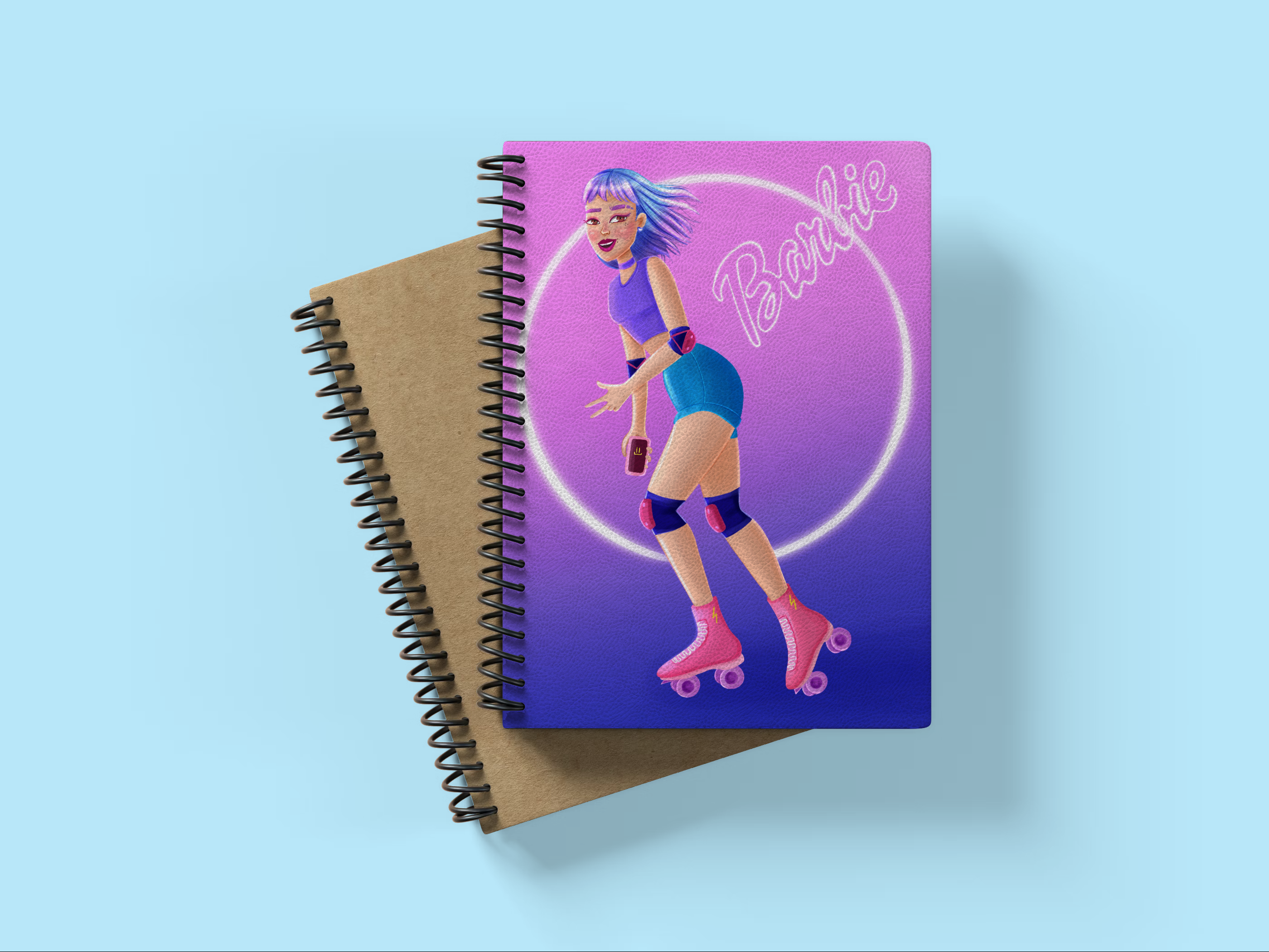 Дизайн персонажа (девушка на роликах) — Изображение №7 — Иллюстрация на Dprofile