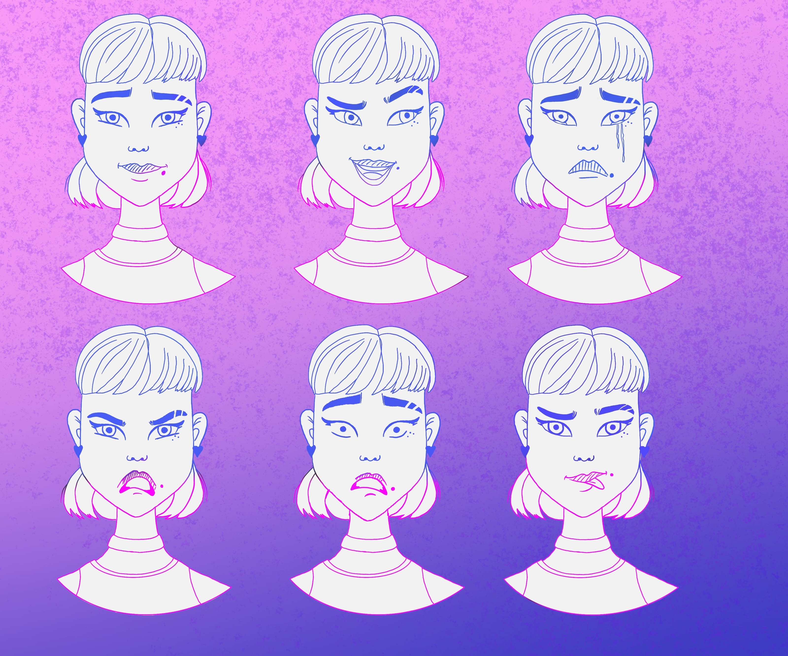 Дизайн персонажа (девушка на роликах) — Изображение №4 — Иллюстрация на Dprofile