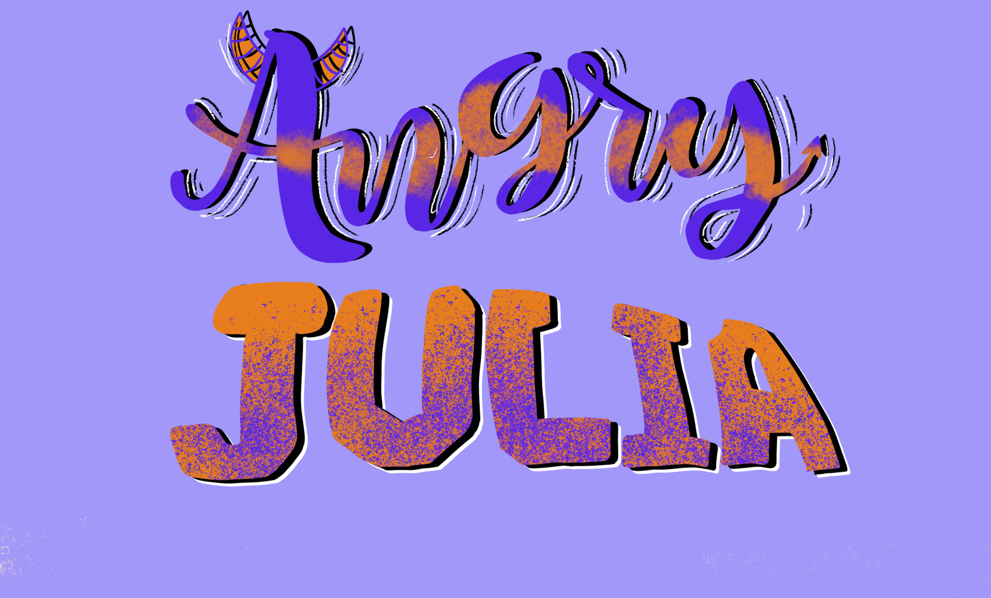 Стикер пак Злая Юлька (для моей дорогой подруги) — Изображение №2 — Брендинг, Графика на Dprofile