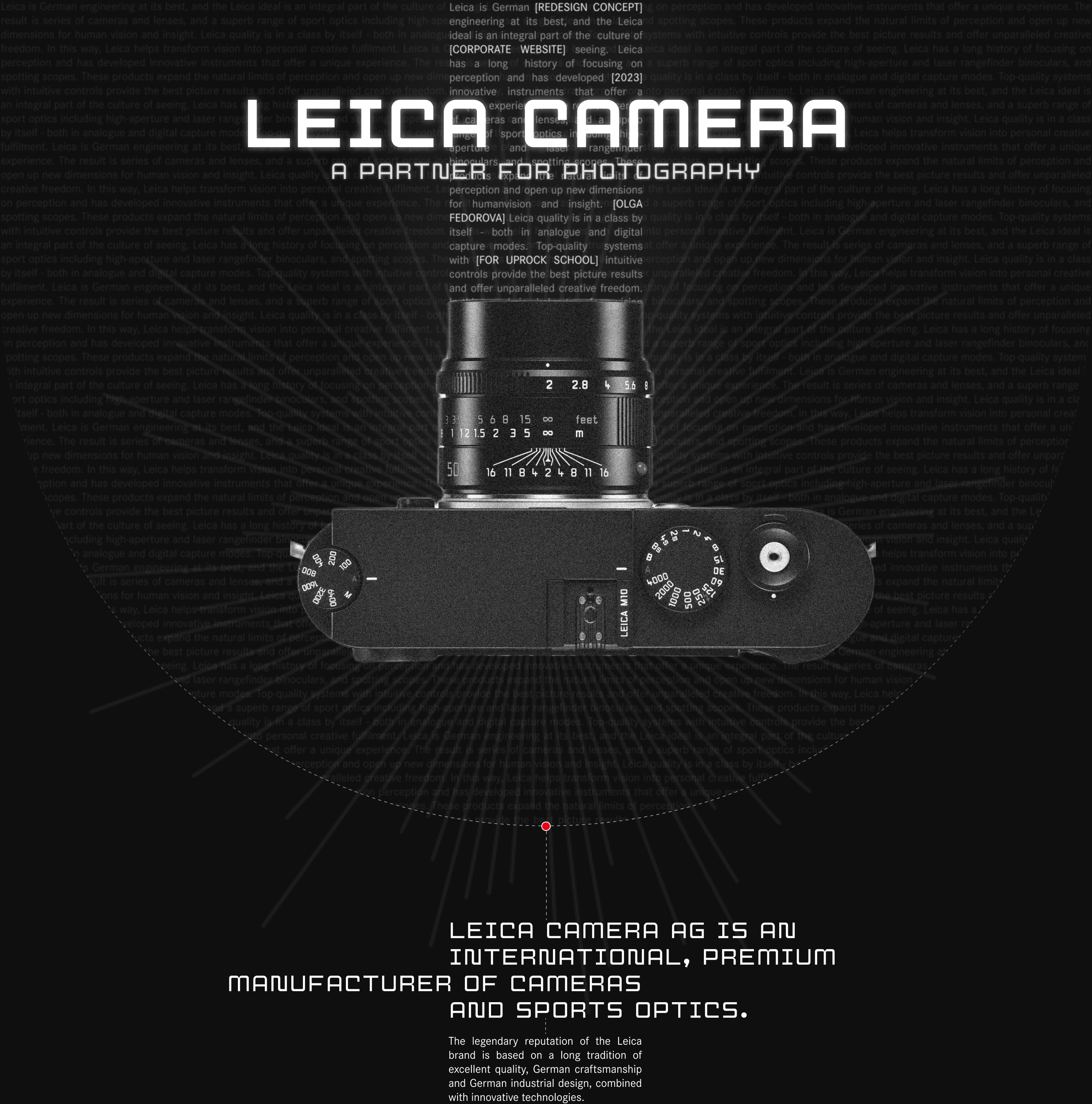 Leica Camera AG | Corporate Website | Redesign — Изображение №1 — Графика, Интерфейсы на Dprofile
