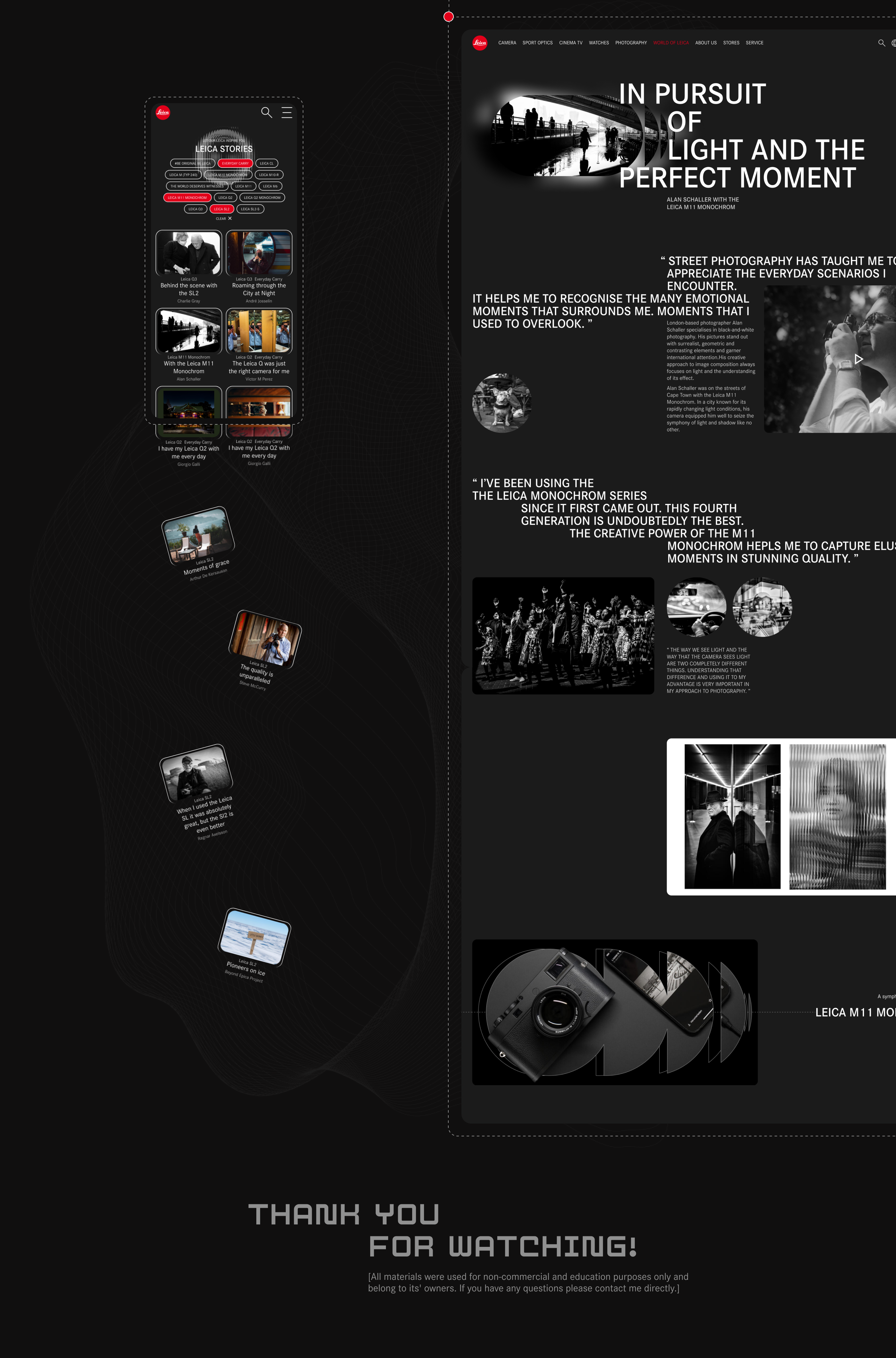 Leica Camera AG | Corporate Website | Redesign — Изображение №11 — Графика, Интерфейсы на Dprofile