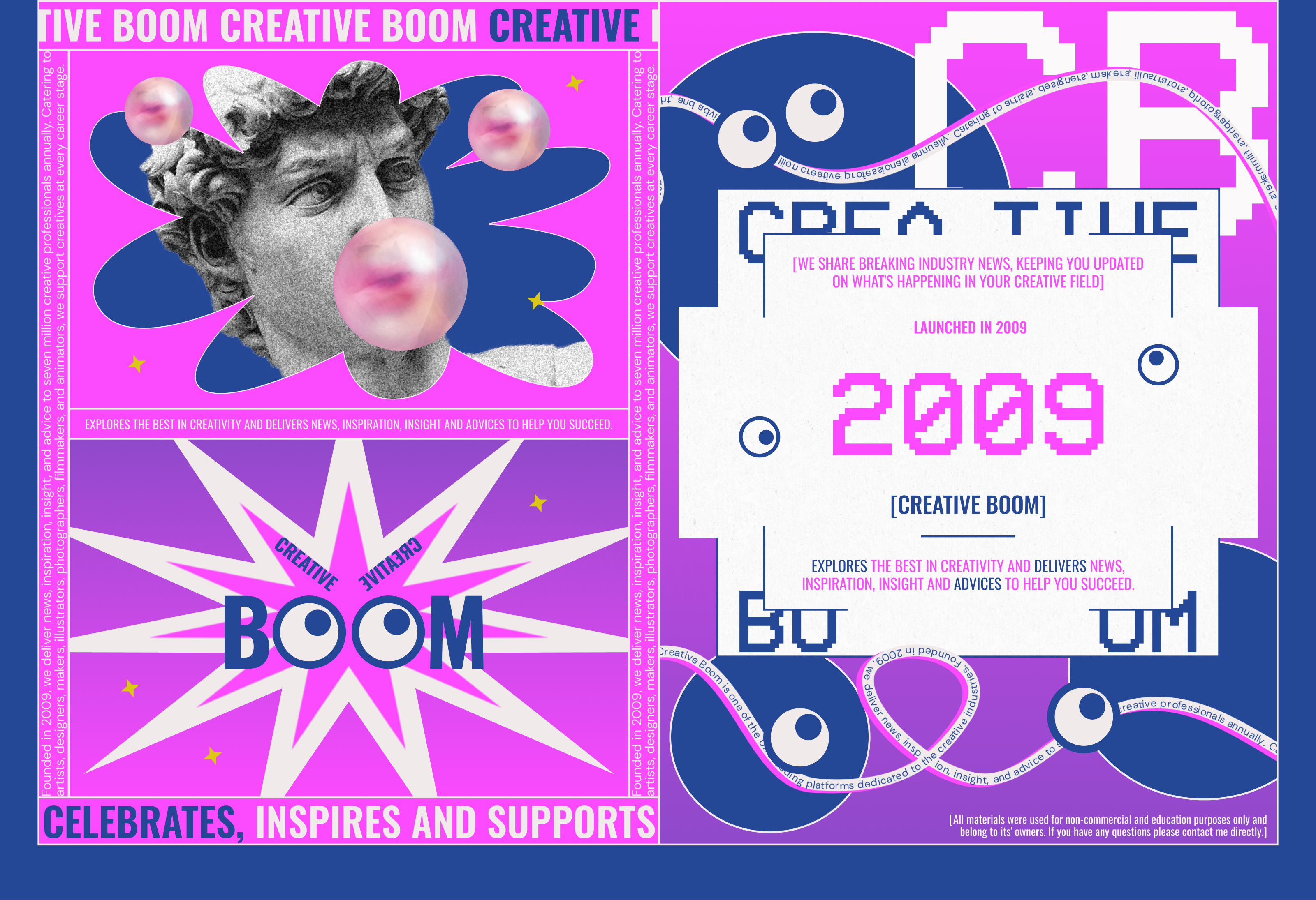 Creative Boom | Redesign concept — Изображение №3 — Графика, Интерфейсы на Dprofile