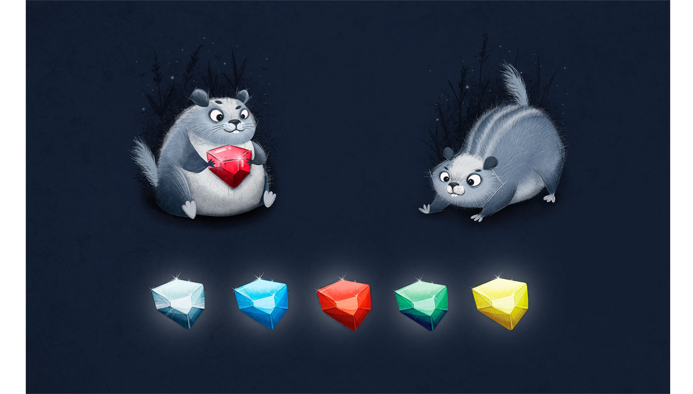 Board game "Starfall" — Изображение №3 — Иллюстрация, Графика на Dprofile