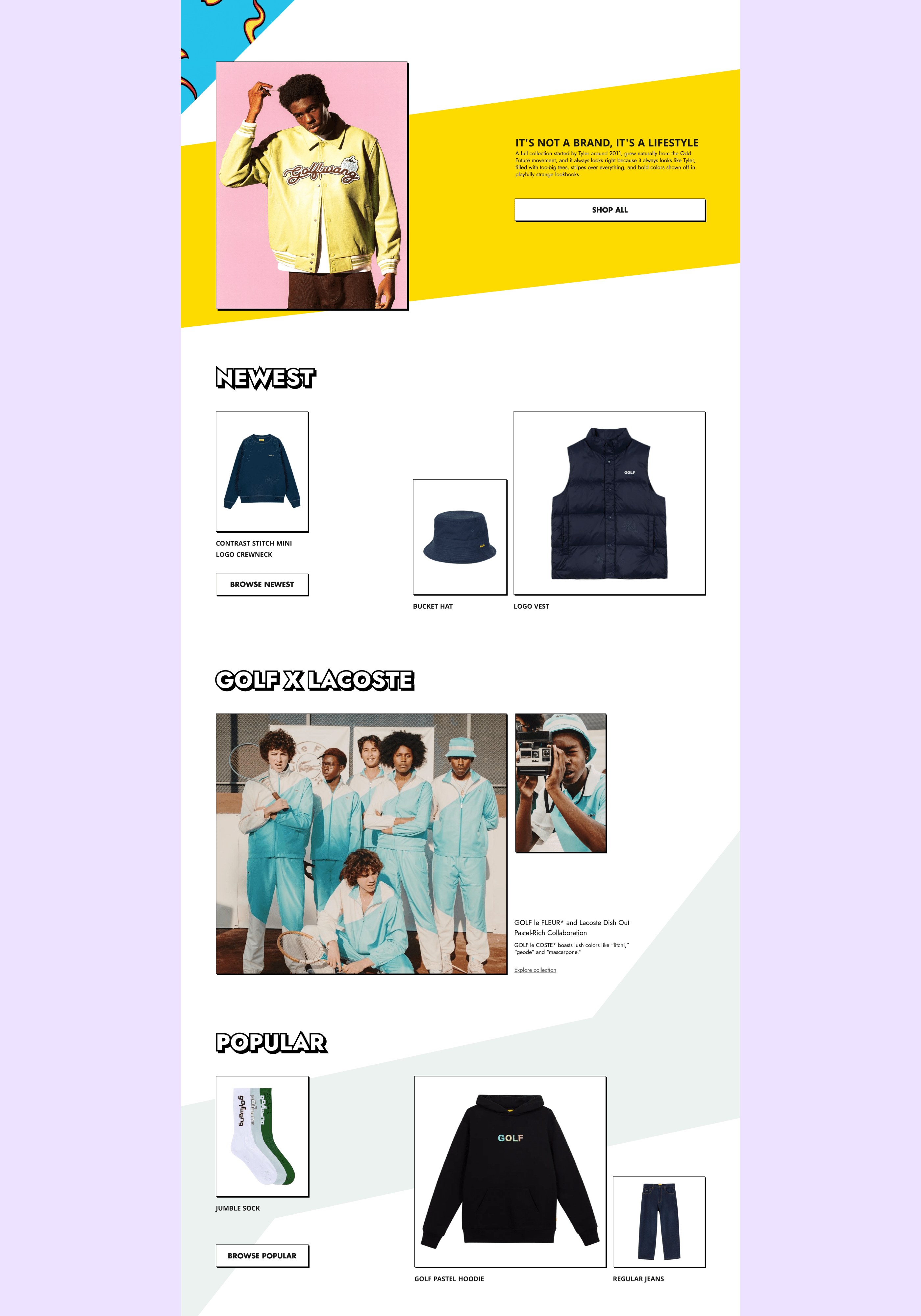 GOLF — Redesign Concept — Изображение №4 — Интерфейсы, Анимация на Dprofile