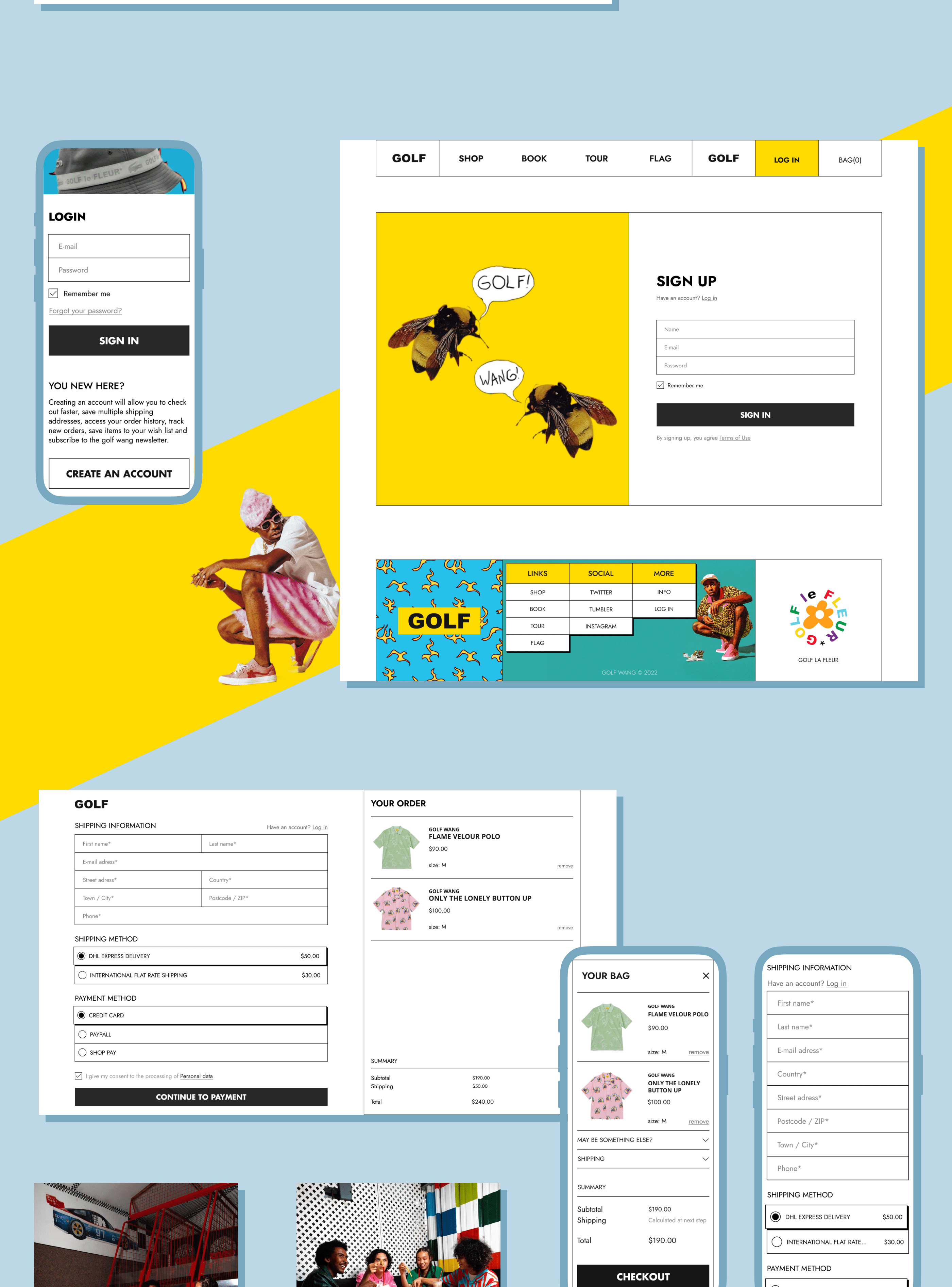 GOLF — Redesign Concept — Изображение №12 — Интерфейсы, Анимация на Dprofile