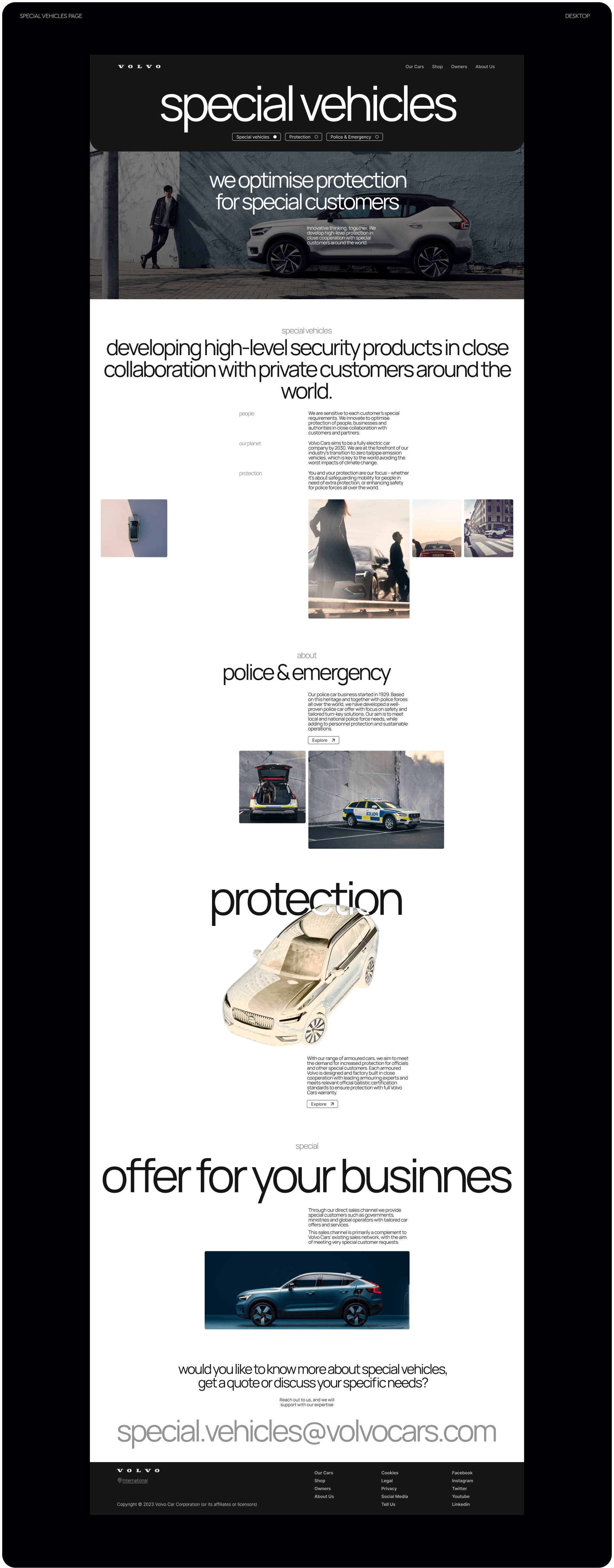 VOLVO CARS — Corporate website — Изображение №6 — Интерфейсы, Анимация на Dprofile