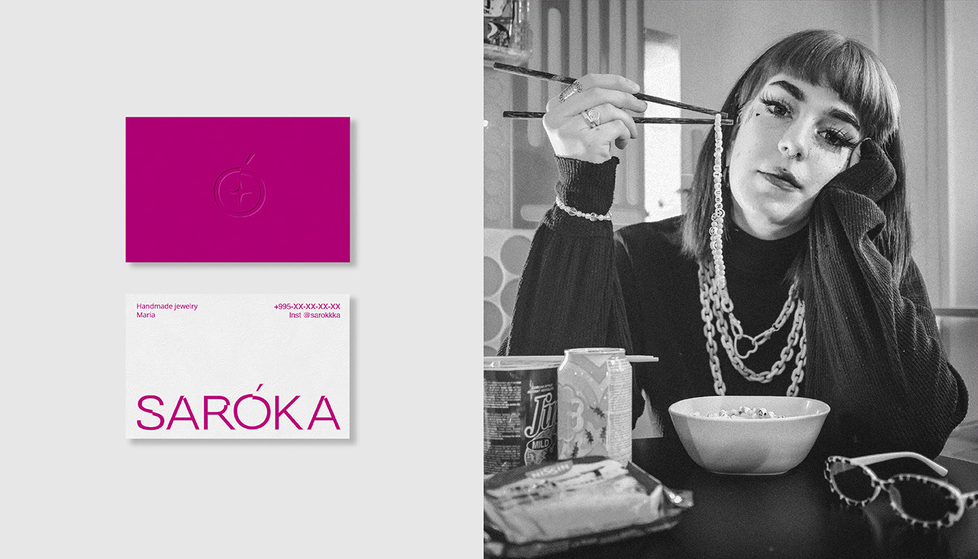 SAROKA handmade jewelry | Brand Identity — Изображение №7 — Брендинг на Dprofile