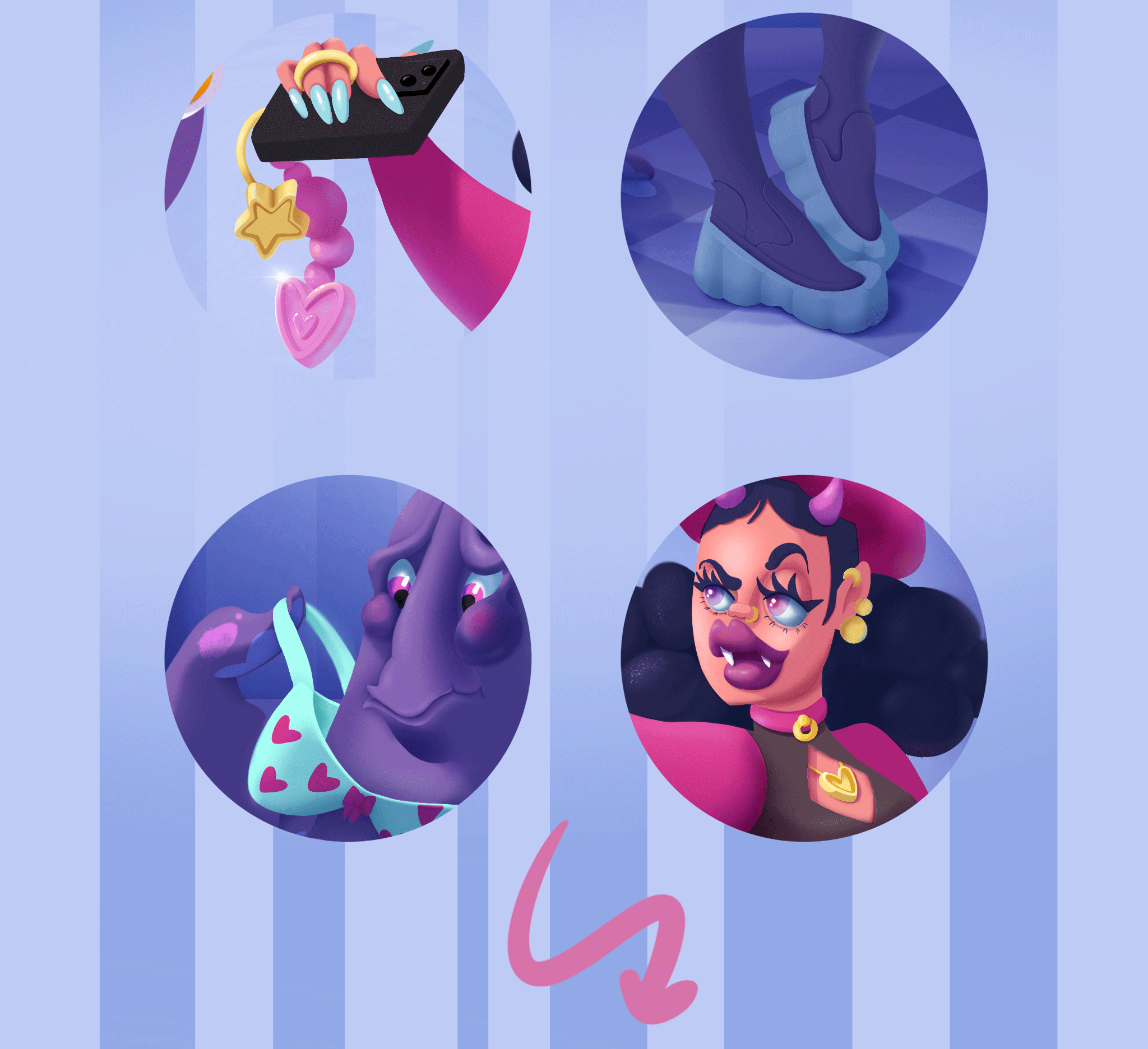 Разработка персонажа для казуальной игры — Изображение №4 — Иллюстрация на Dprofile