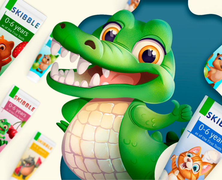 TOOTHPASTE Character design — Брендинг, Иллюстрация на Dprofile