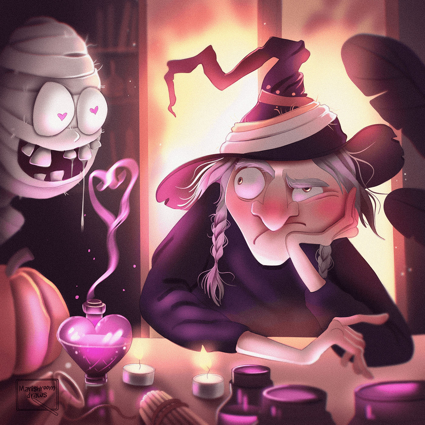 Witchtober 2023 — Изображение №6 — Иллюстрация на Dprofile