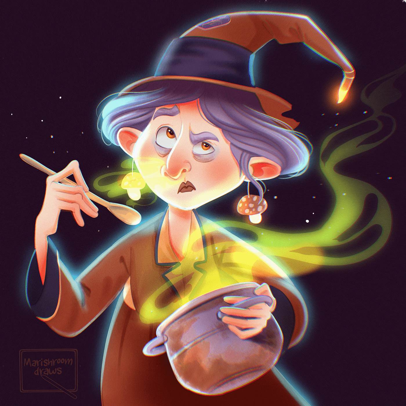 Witchtober 2023 — Изображение №4 — Иллюстрация на Dprofile