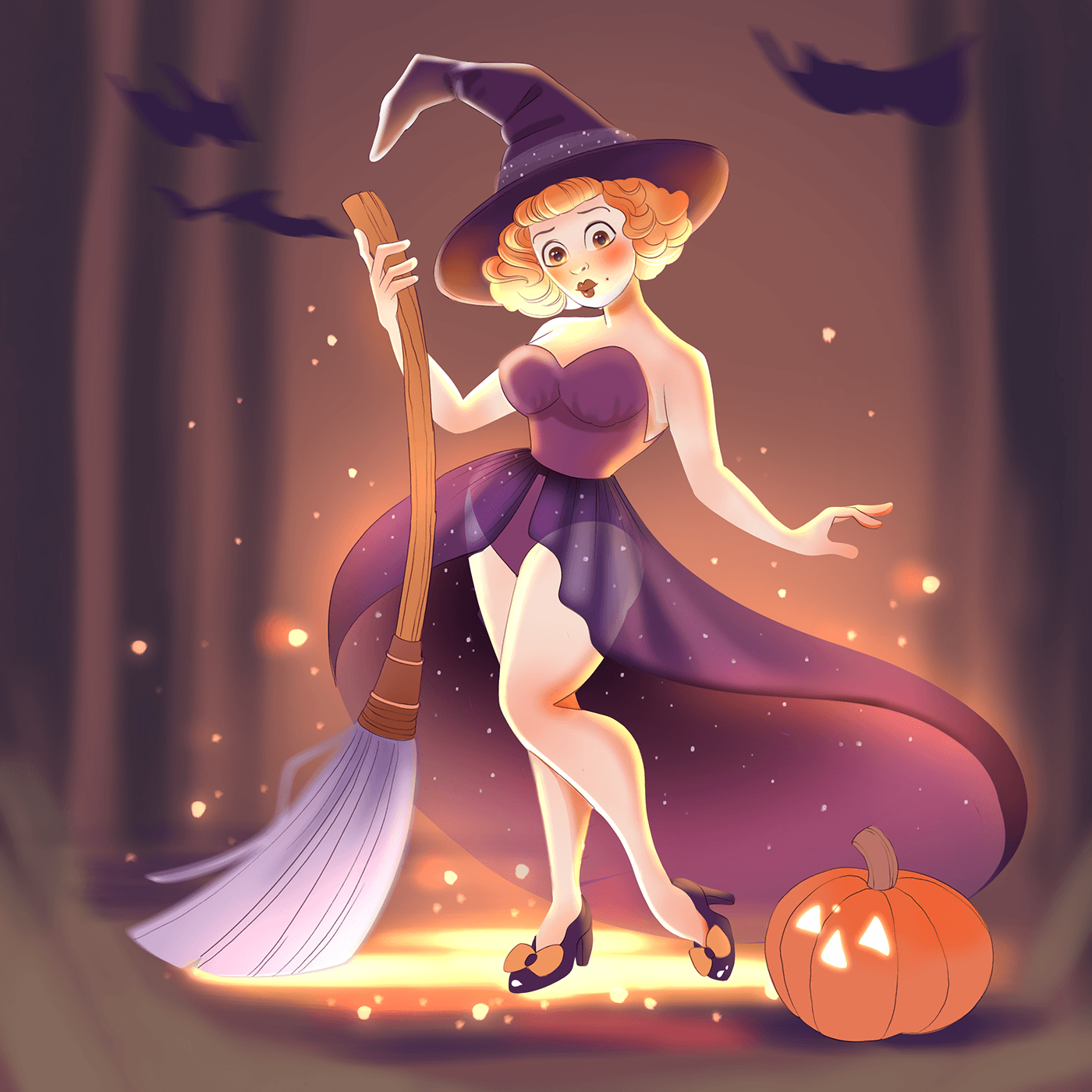 Witchtober 2023 — Изображение №5 — Иллюстрация на Dprofile