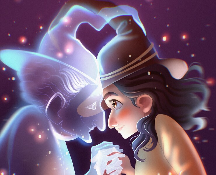 Witchtober 2023 — Иллюстрация на Dprofile