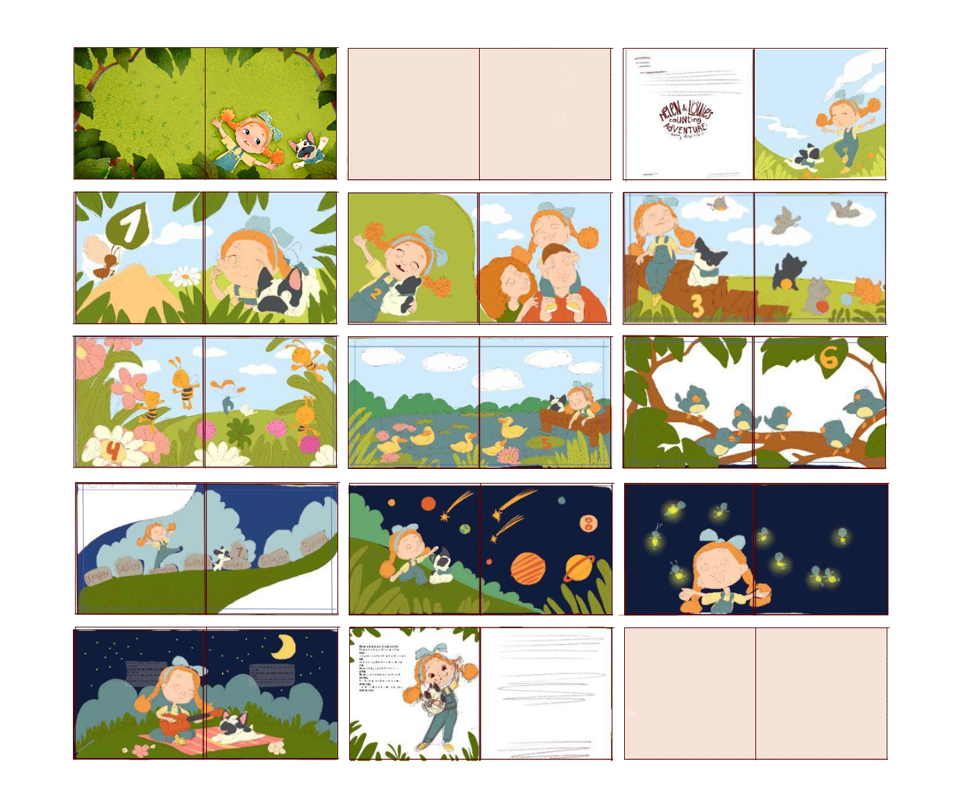 Иллюстрации к книге "Helen and Louie's Counting Adventure" — Изображение №5 — Иллюстрация на Dprofile