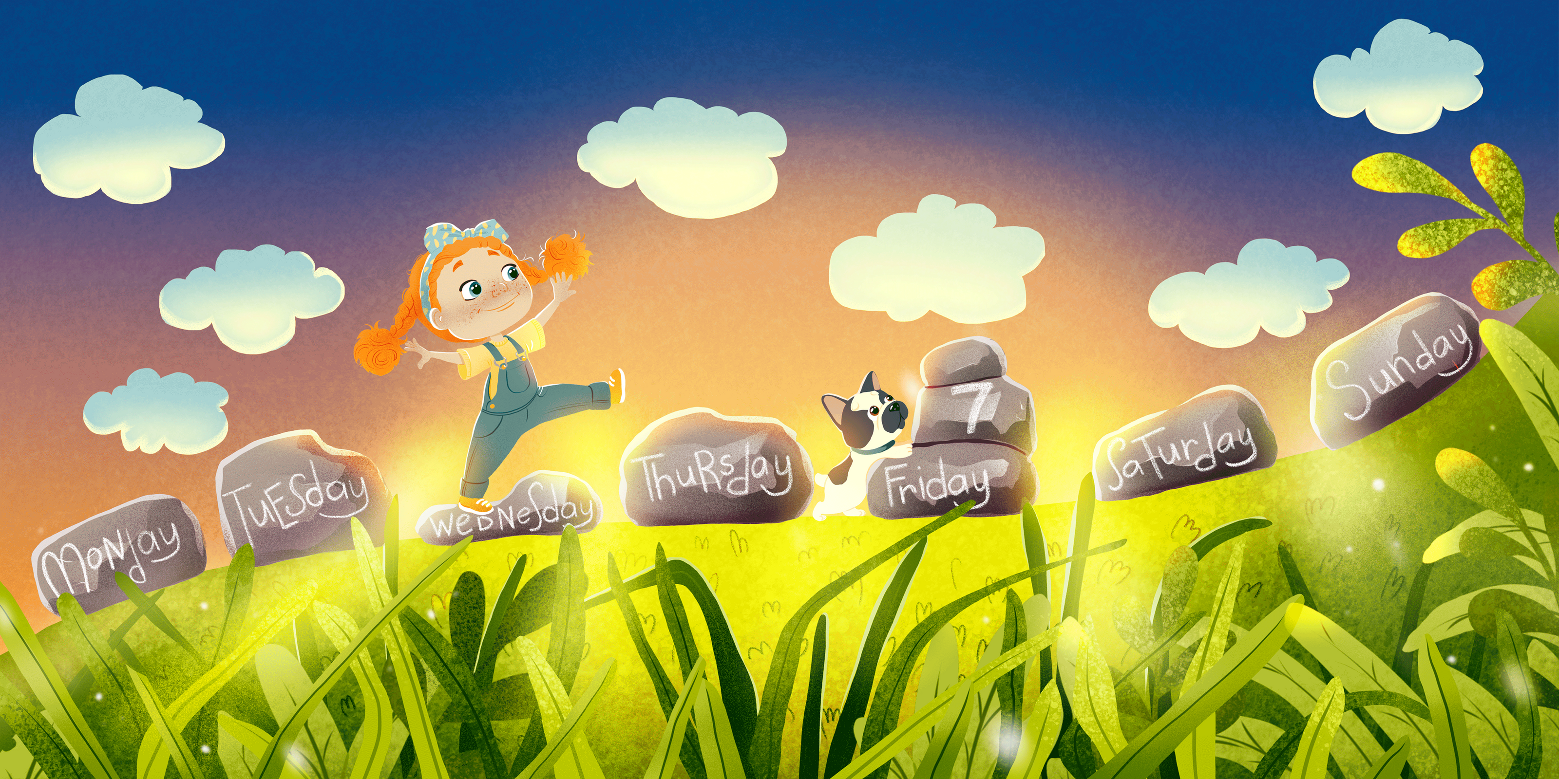 Иллюстрации к книге "Helen and Louie's Counting Adventure" — Изображение №19 — Иллюстрация на Dprofile