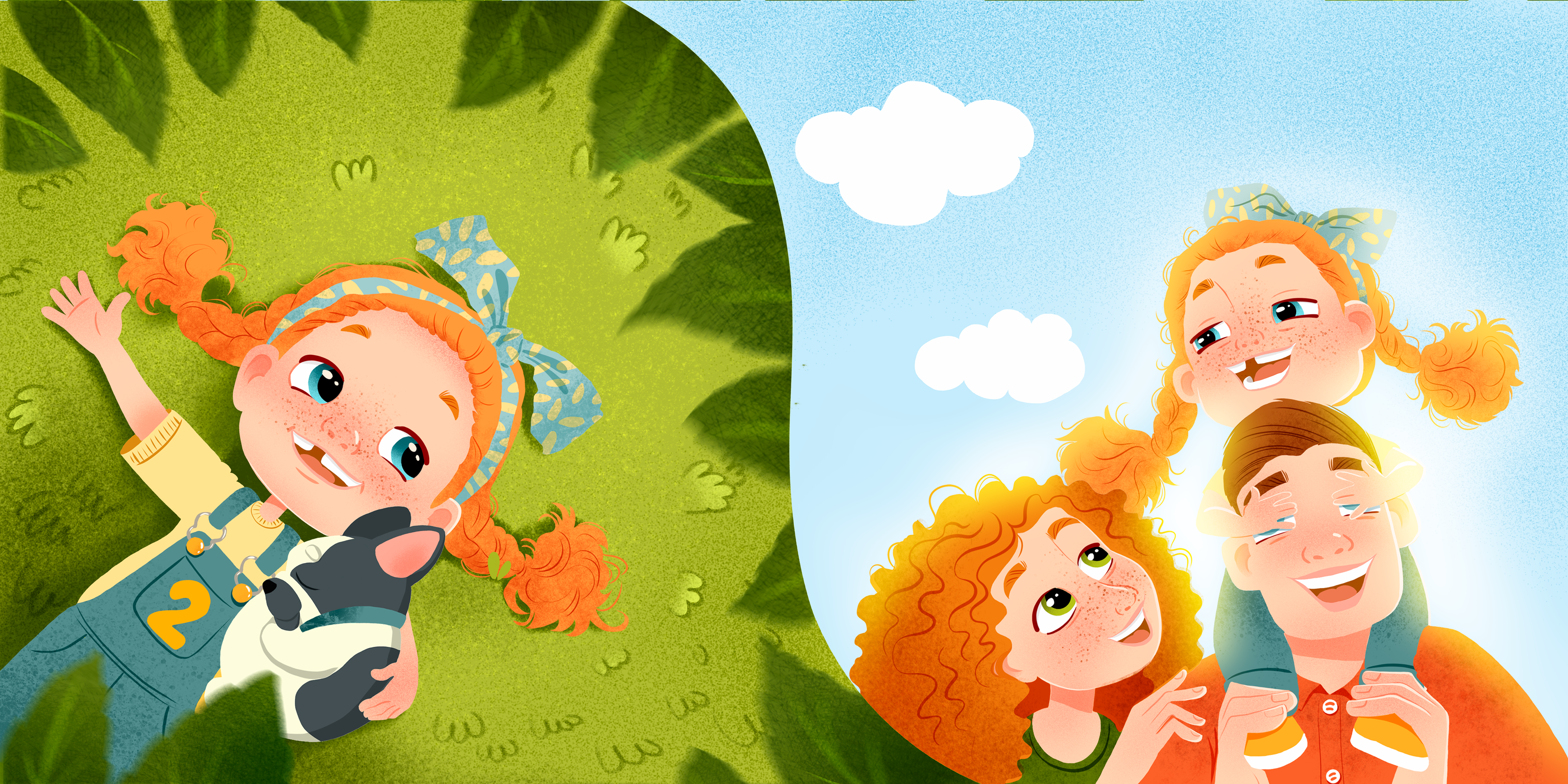 Иллюстрации к книге "Helen and Louie's Counting Adventure" — Изображение №9 — Иллюстрация на Dprofile