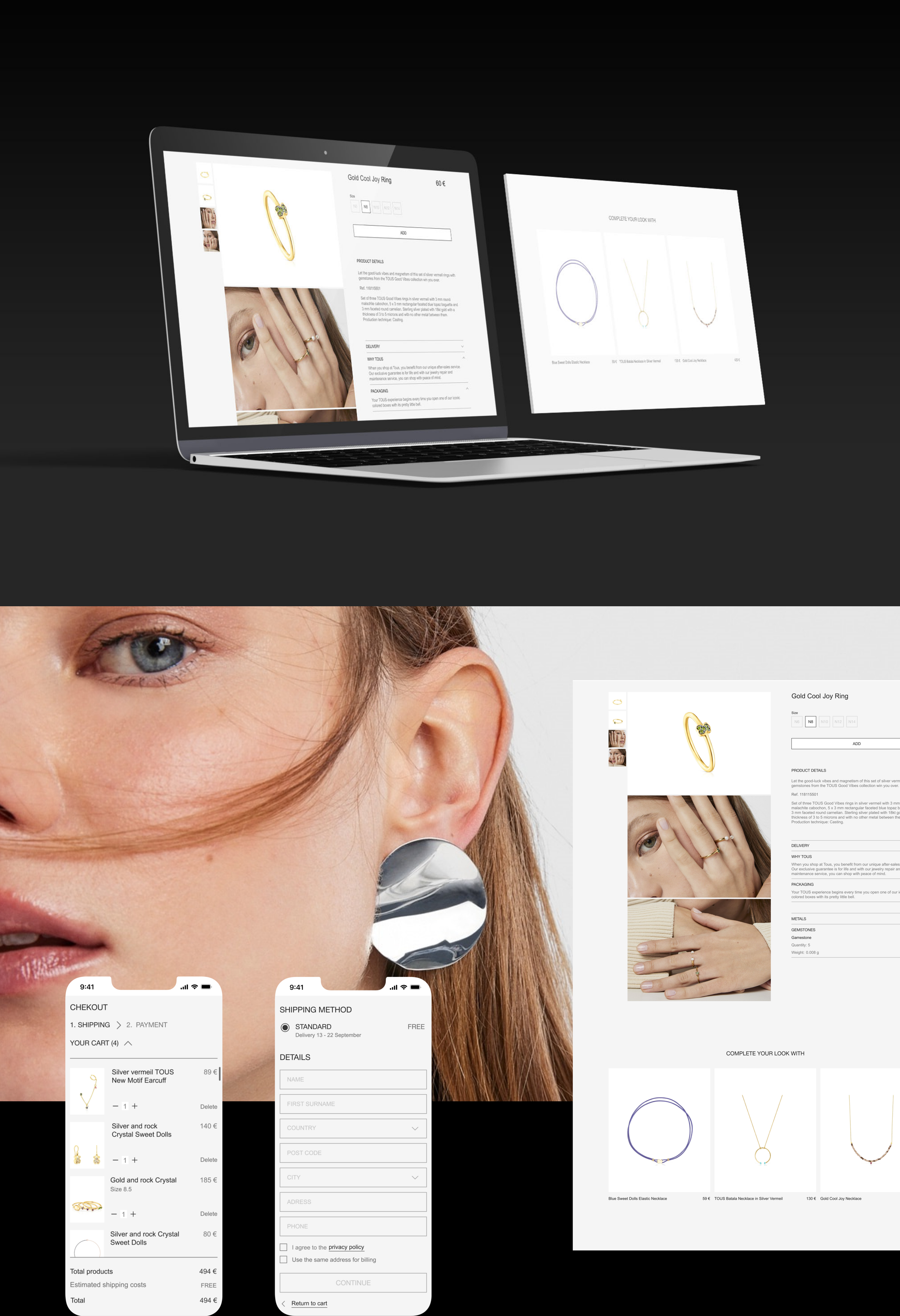 TOUS | Website Redesign Concept — Изображение №4 — Интерфейсы на Dprofile