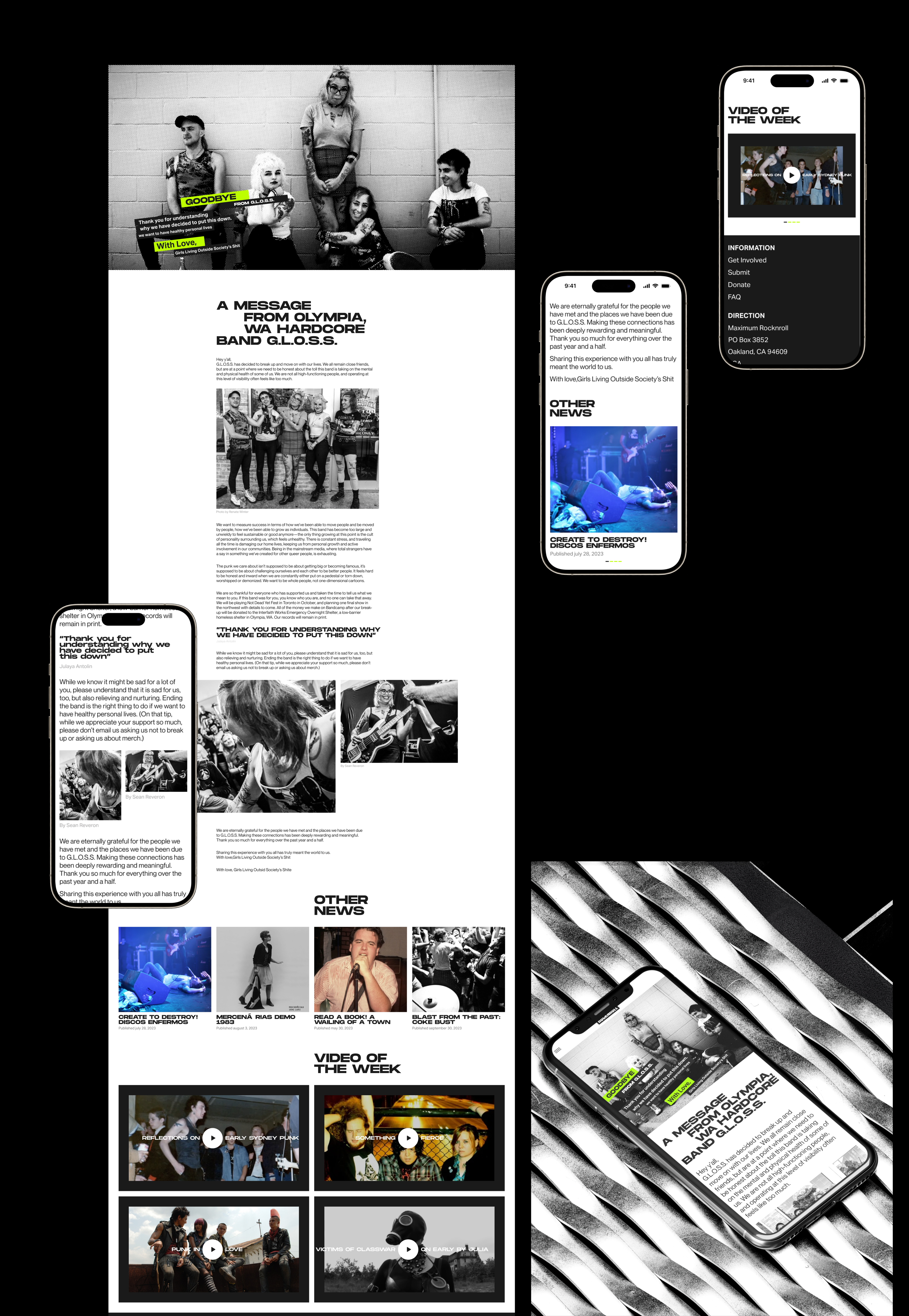 MAXIMUM ROCKNROLL | NEWS MAGAZIN REDESIGN — Изображение №8 — Интерфейсы, Иллюстрация на Dprofile