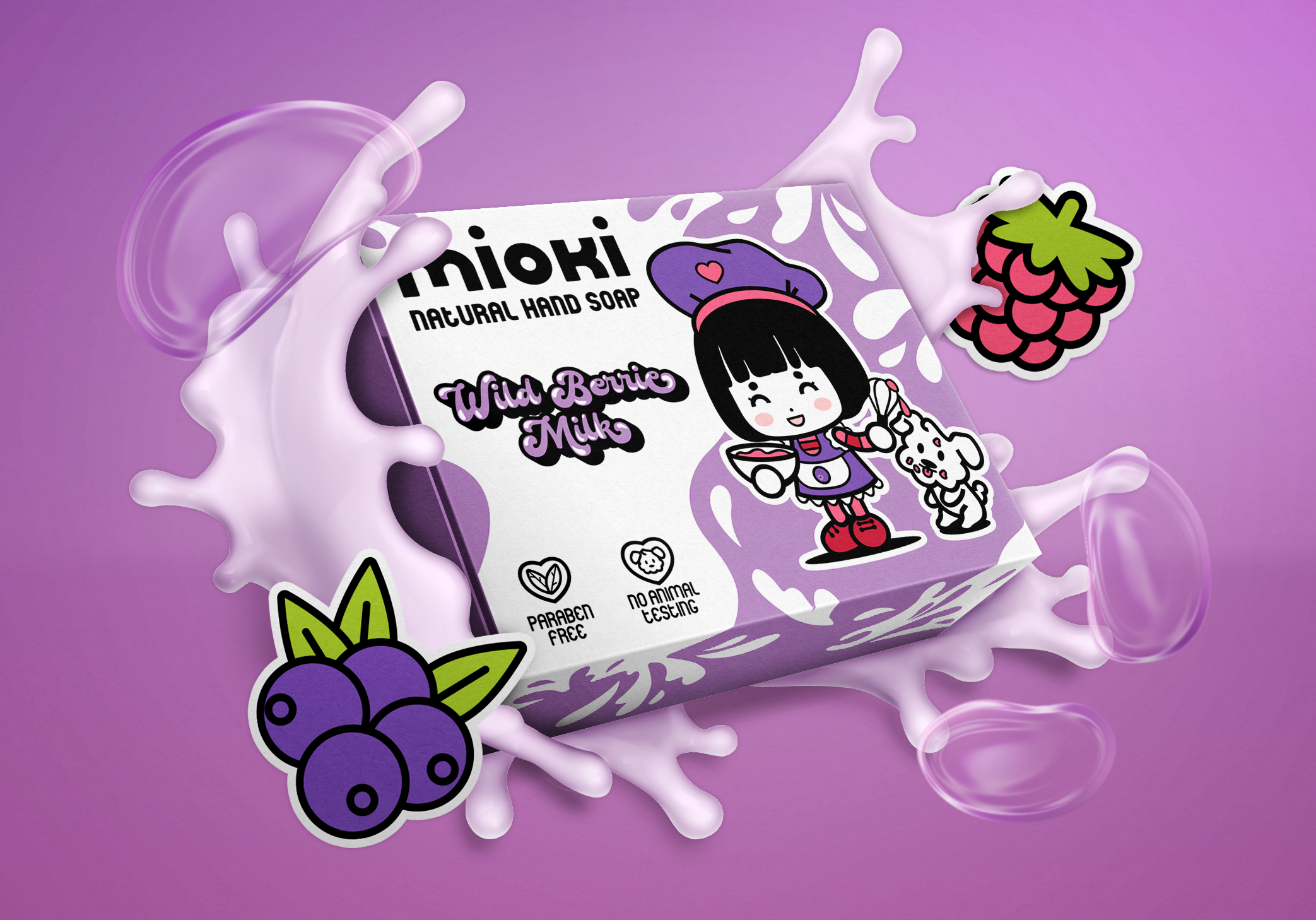 Mioki ✦ Дизайн упаковки мыла — Изображение №7 — Брендинг, Графика на Dprofile