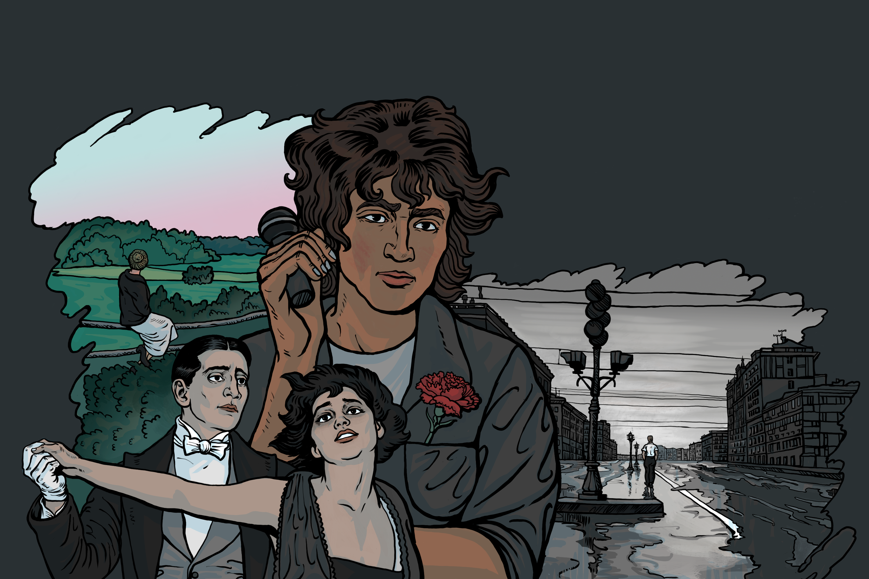Illustrations for Kinopoisk 2022-2023 — Изображение №37 — Иллюстрация, Графика на Dprofile