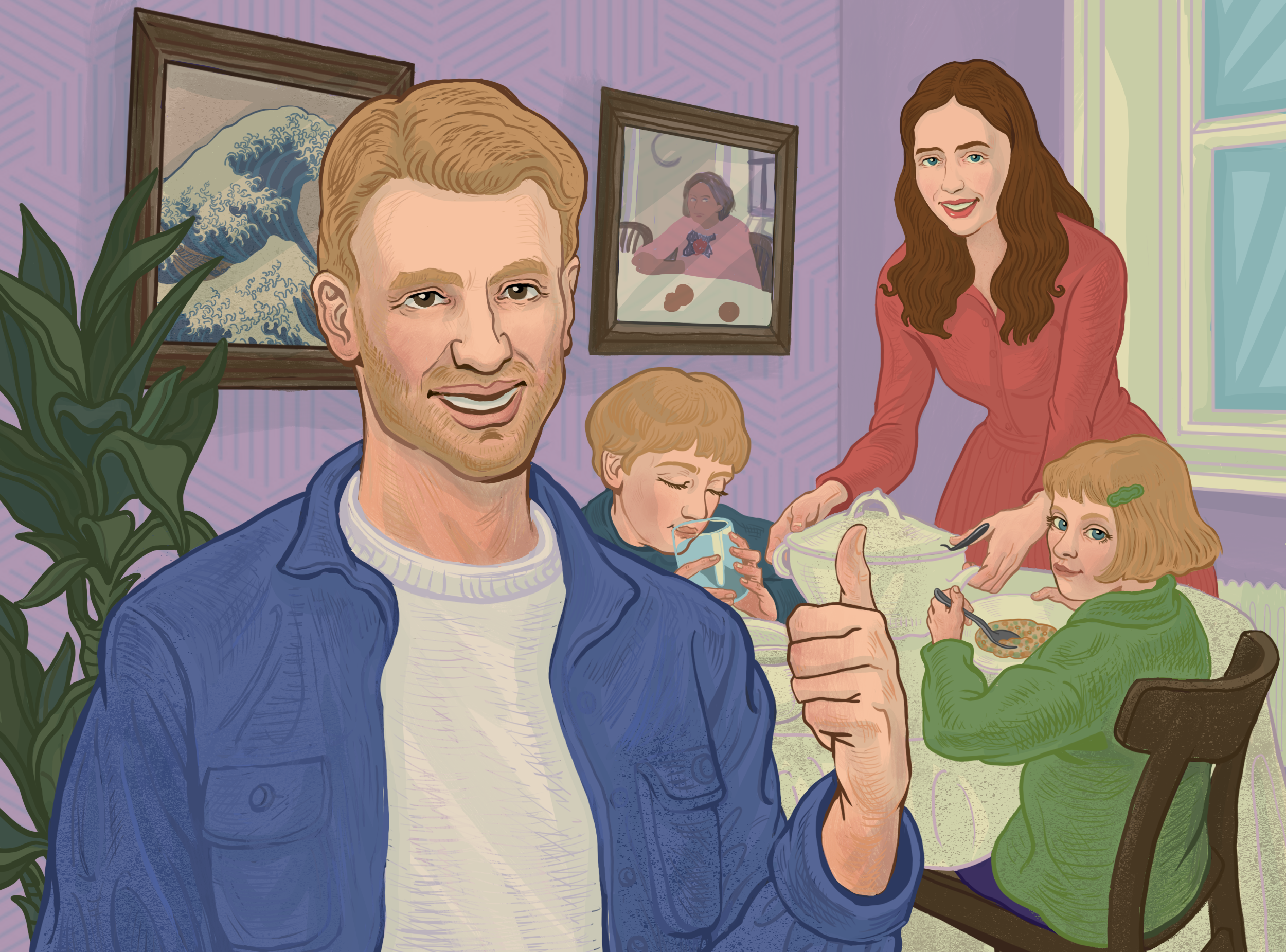 Серия иллюстраций для SBER x AFISHA Daily — Изображение №9 — Иллюстрация, Графика на Dprofile