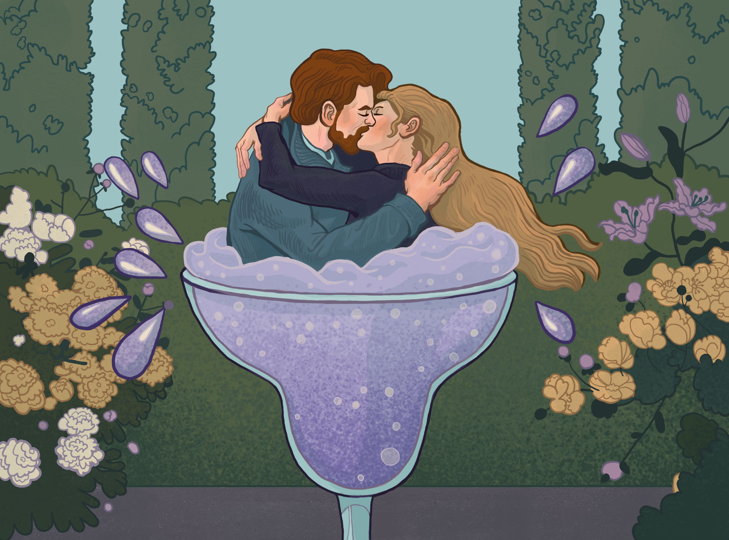 Серия иллюстраций для SBER x AFISHA Daily — Изображение №4 — Иллюстрация, Графика на Dprofile