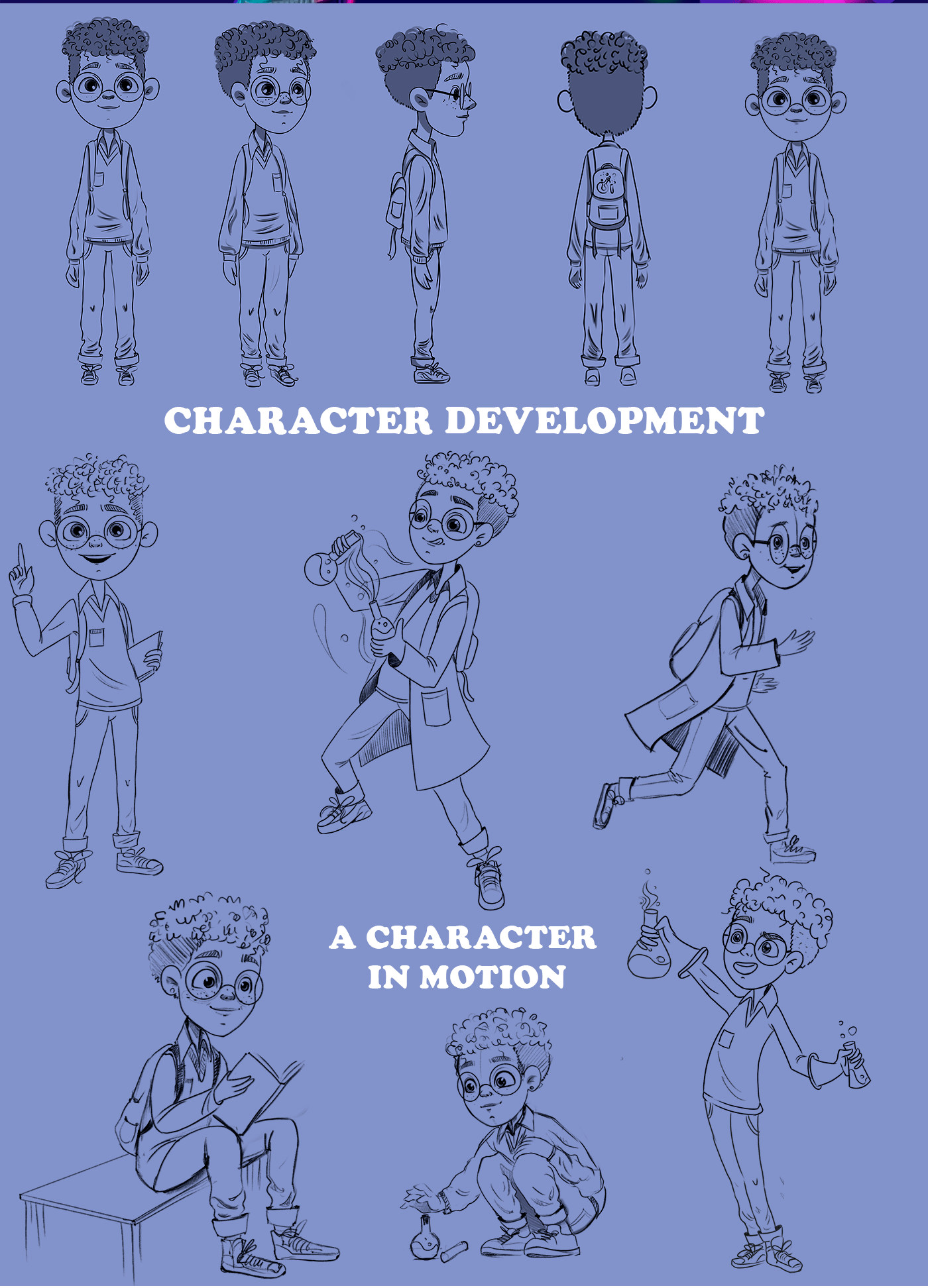 A character for the brand "Young Chemist" — Изображение №2 — Брендинг, Иллюстрация на Dprofile