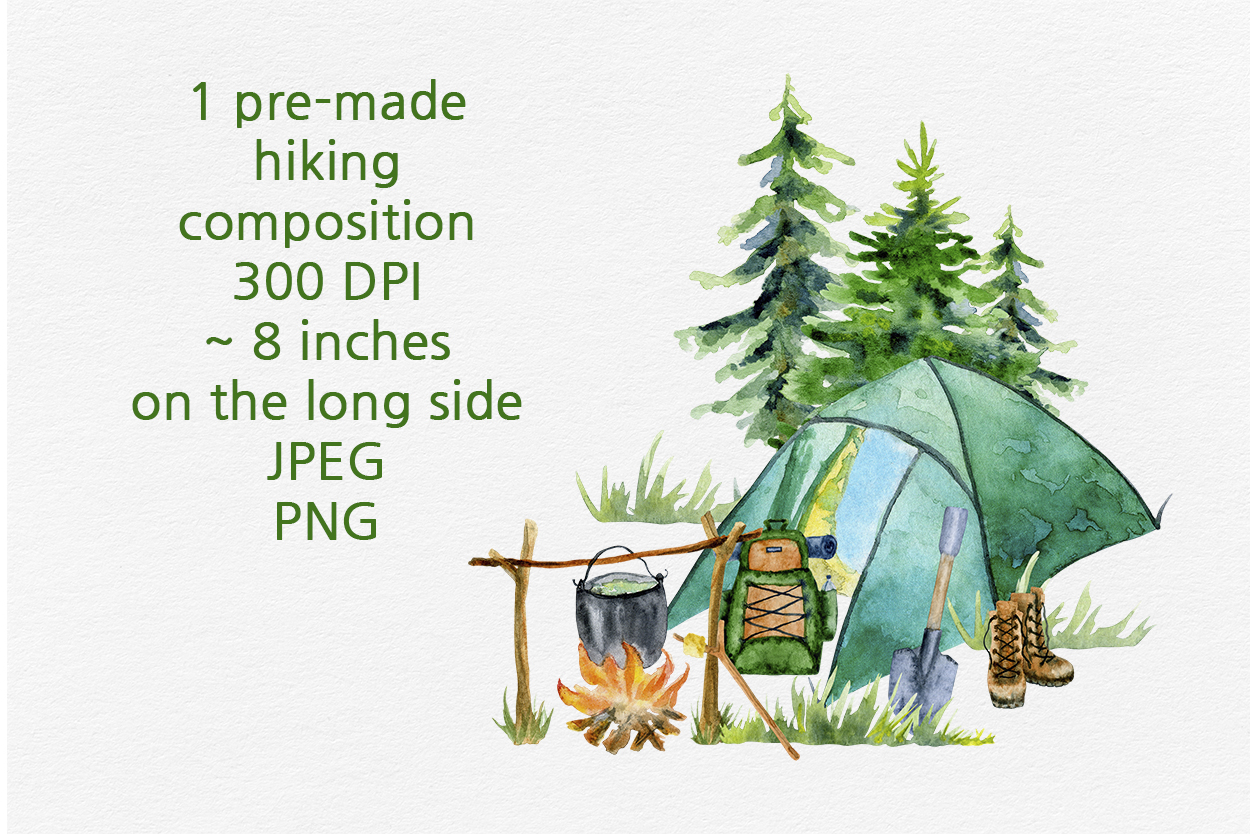 Hiking arrangement — Изображение №2 — Иллюстрация, Графика на Dprofile