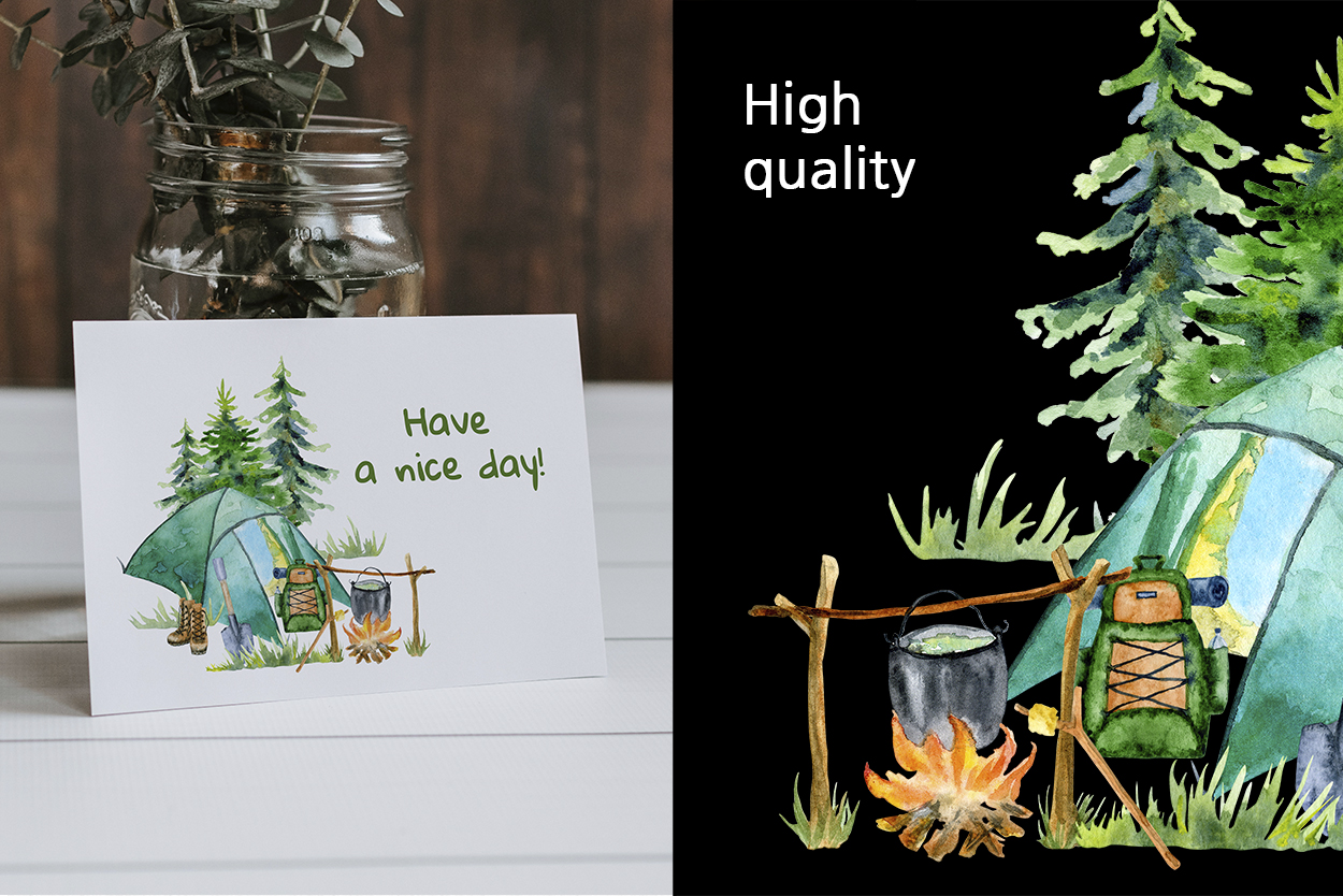 Hiking arrangement — Изображение №3 — Иллюстрация, Графика на Dprofile