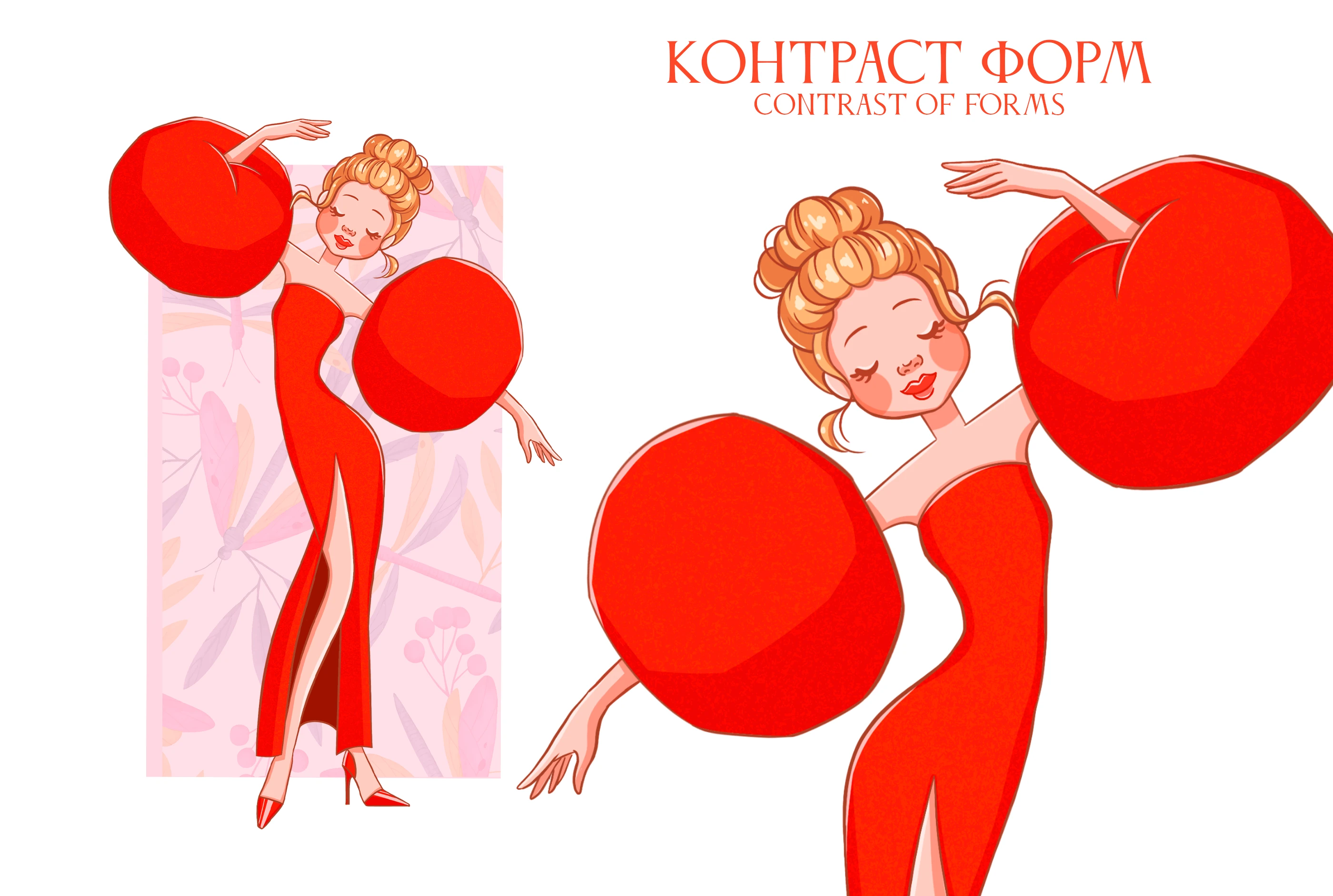 Фэшн композиции | Фэшн иллюстрация — Изображение №2 — Иллюстрация на Dprofile