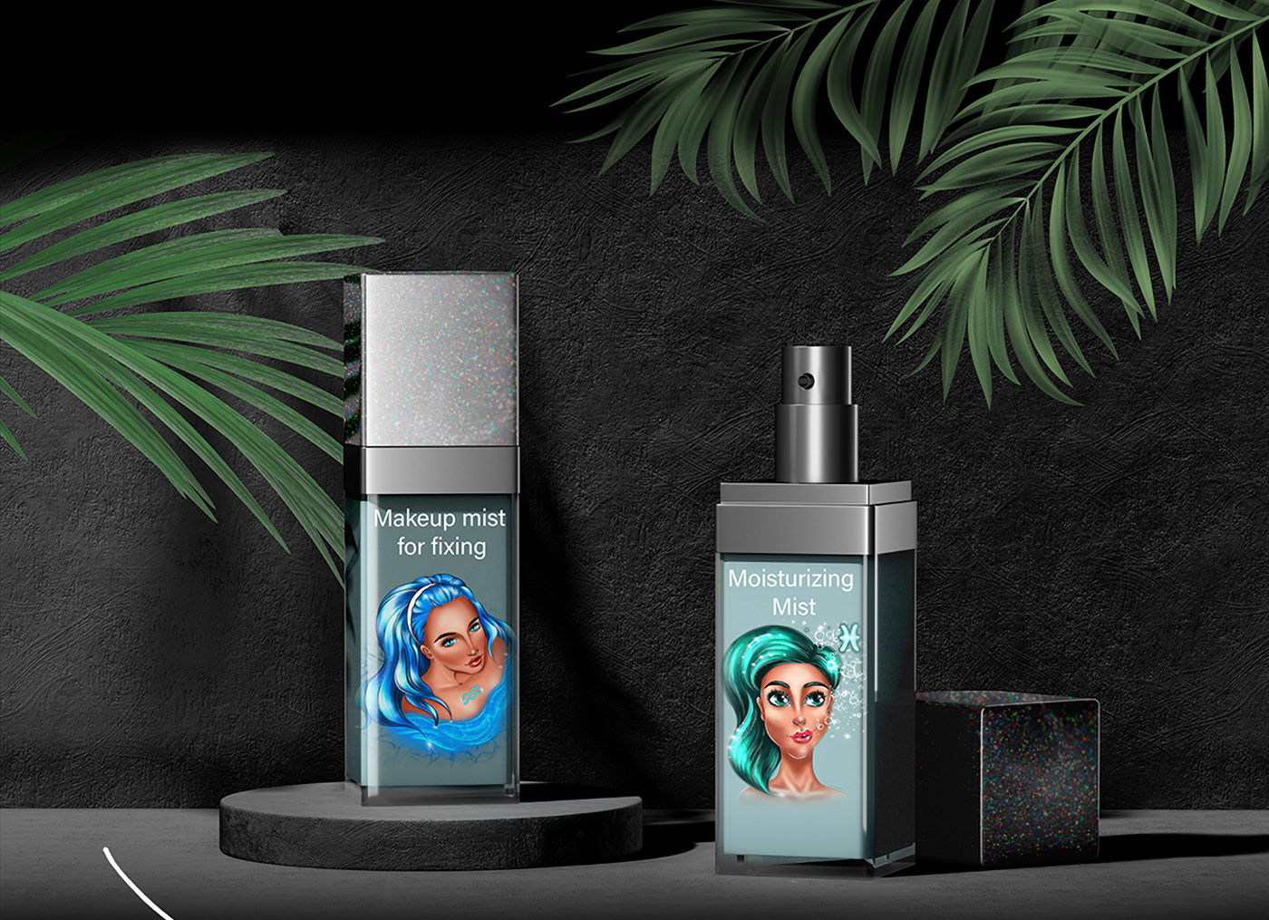 Иллюстрации для упаковки лимитированной коллекции косметики — Изображение №5 — Брендинг, Иллюстрация на Dprofile