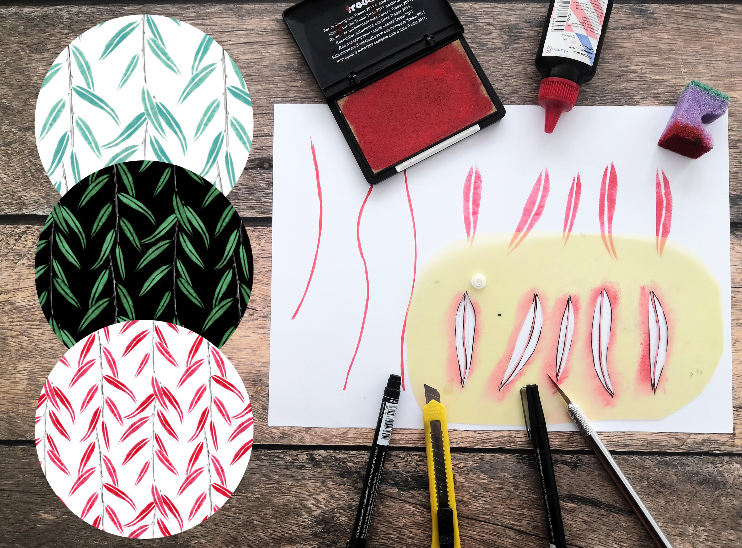 Screen printing. Seamless patterns — Изображение №13 — Графика на Dprofile