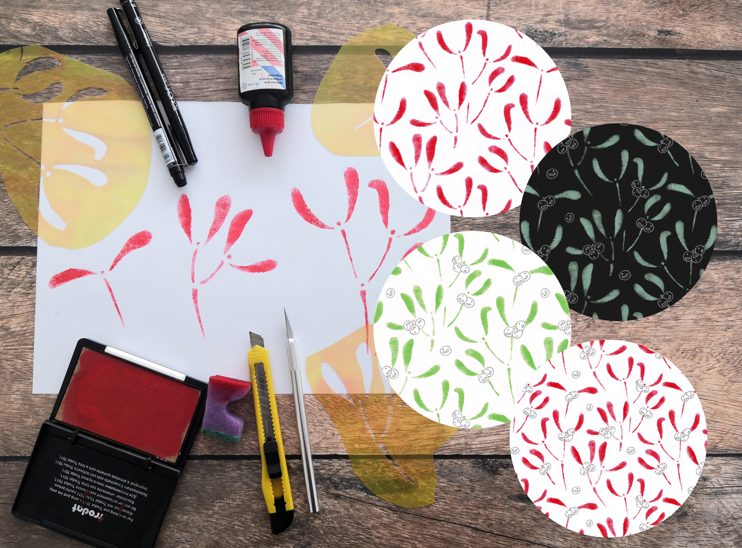 Screen printing. Seamless patterns — Изображение №12 — Графика на Dprofile