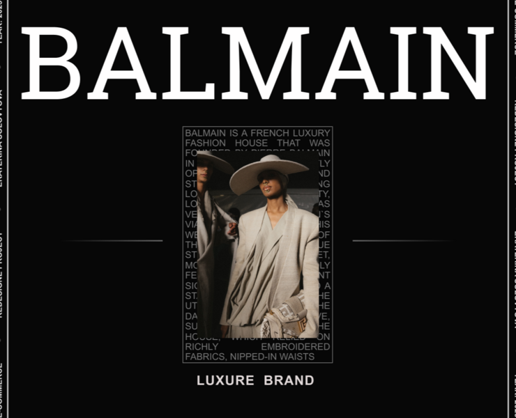 BALMAIN | E-commerce redesign — Интерфейсы на Dprofile