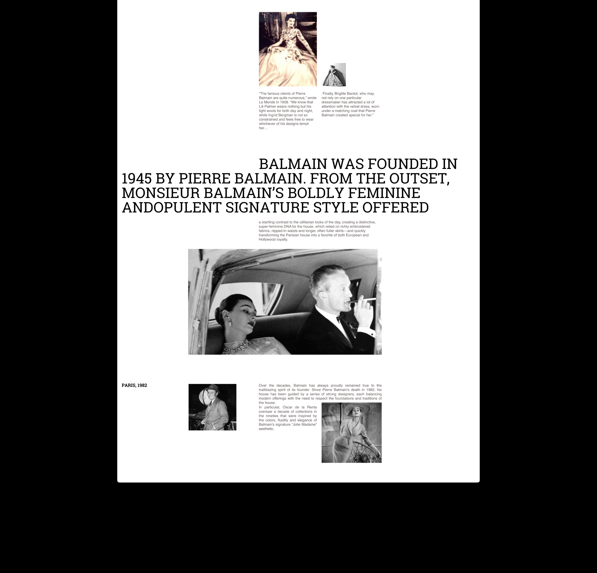 BALMAIN | E-commerce redesign — Изображение №11 — Интерфейсы на Dprofile