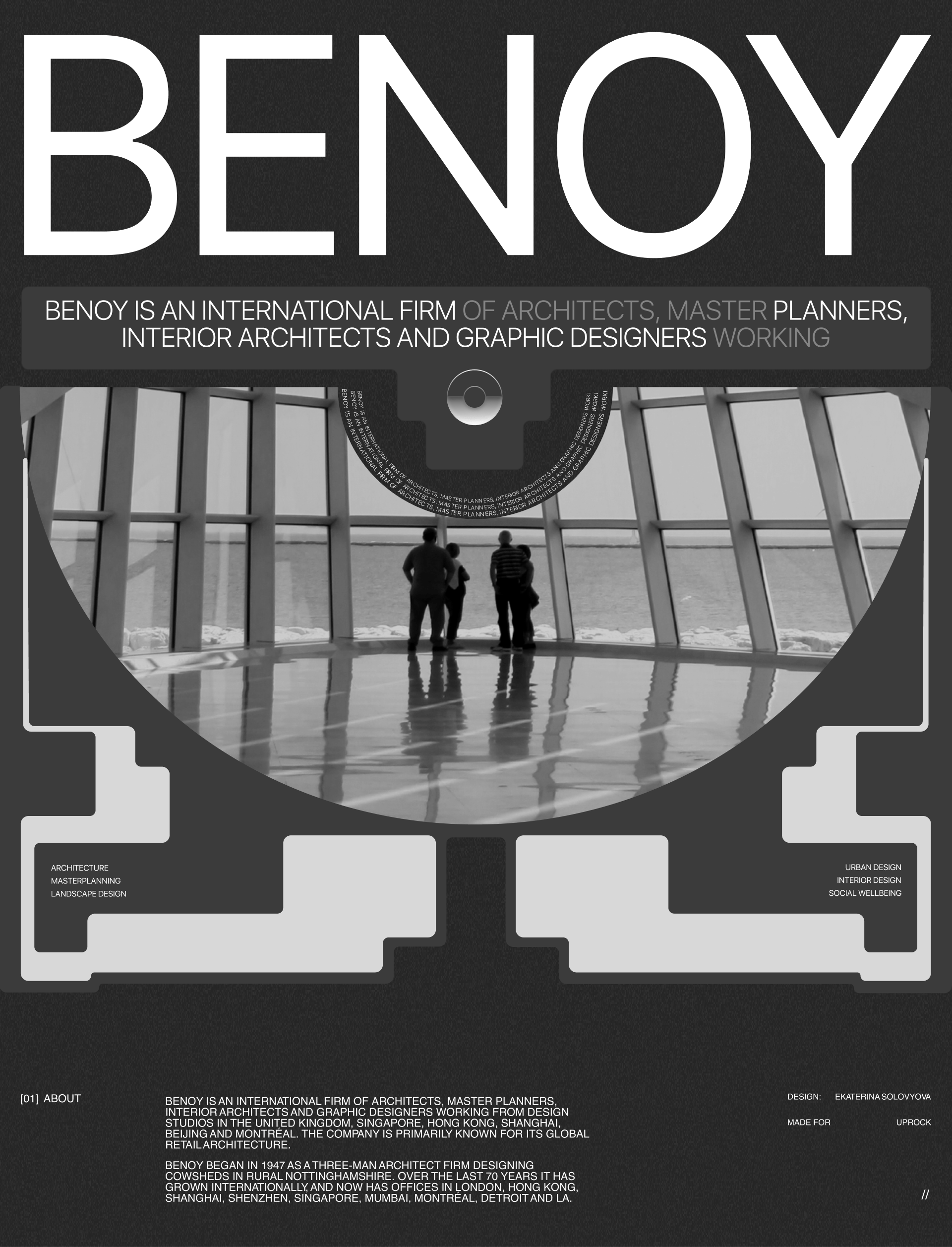 BENOY | Corporate Website — Изображение №1 — Интерфейсы на Dprofile