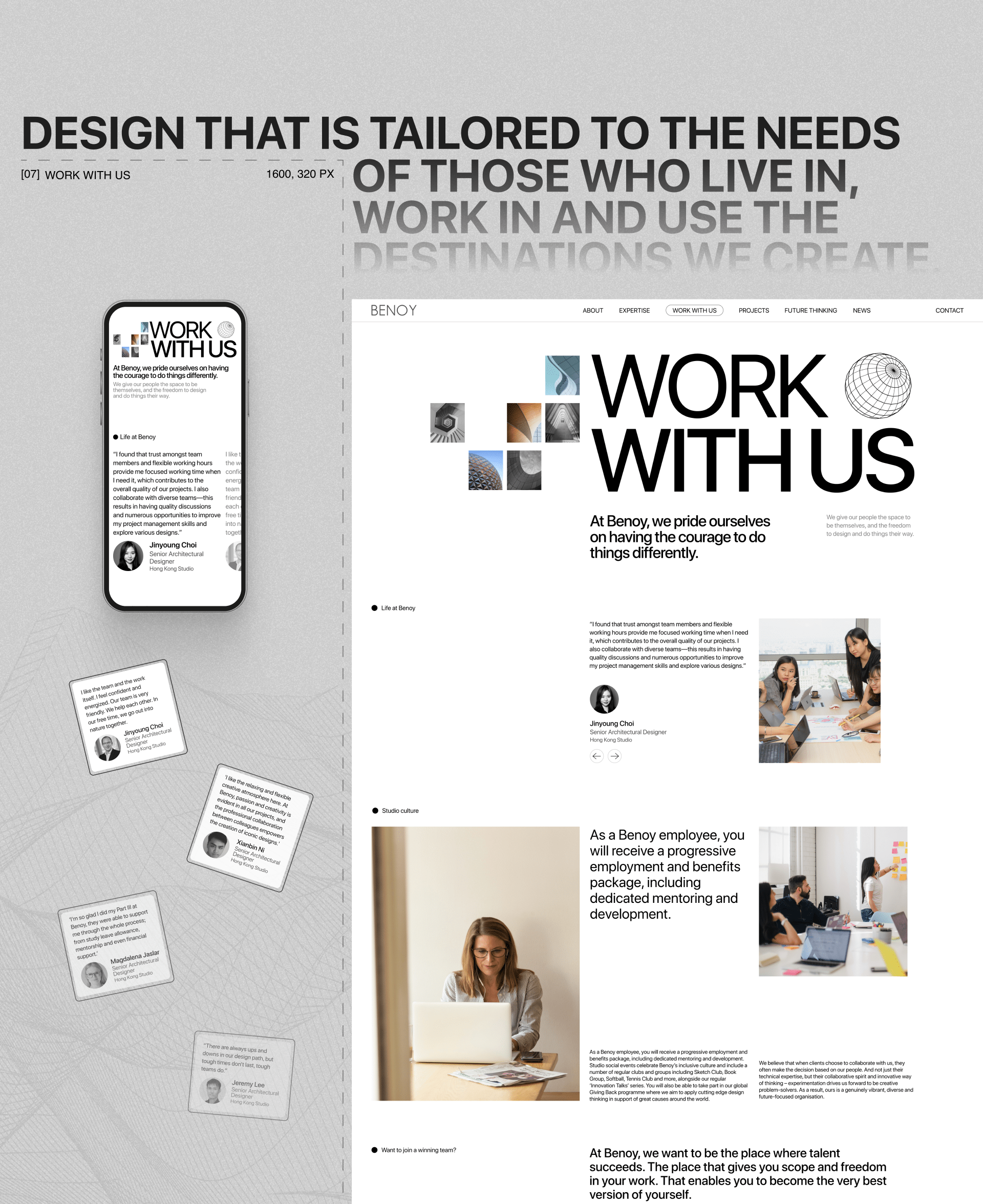 BENOY | Corporate Website — Изображение №11 — Интерфейсы на Dprofile
