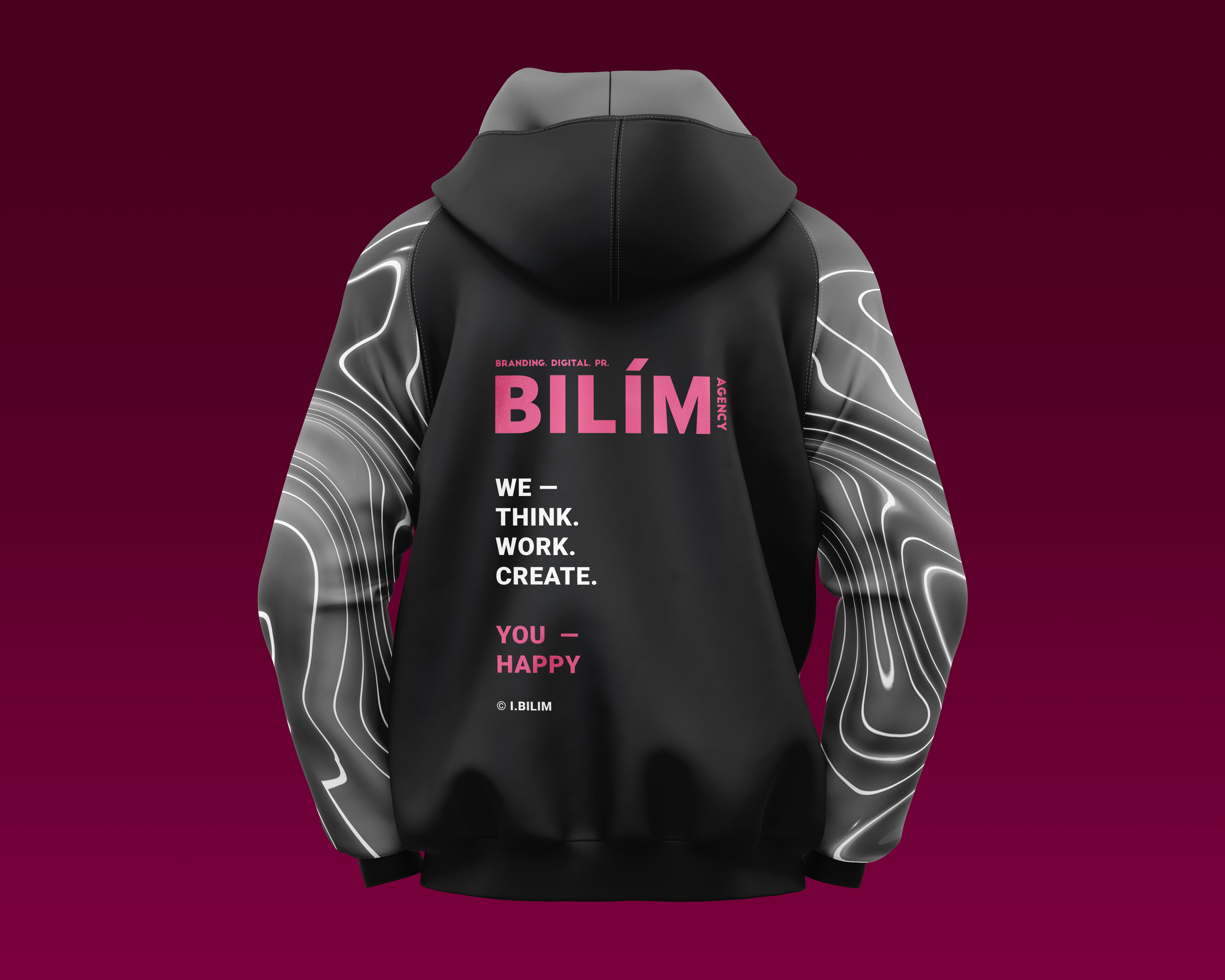 Мерч для компании bilim.agency — Изображение №4 — Брендинг, Графика на Dprofile