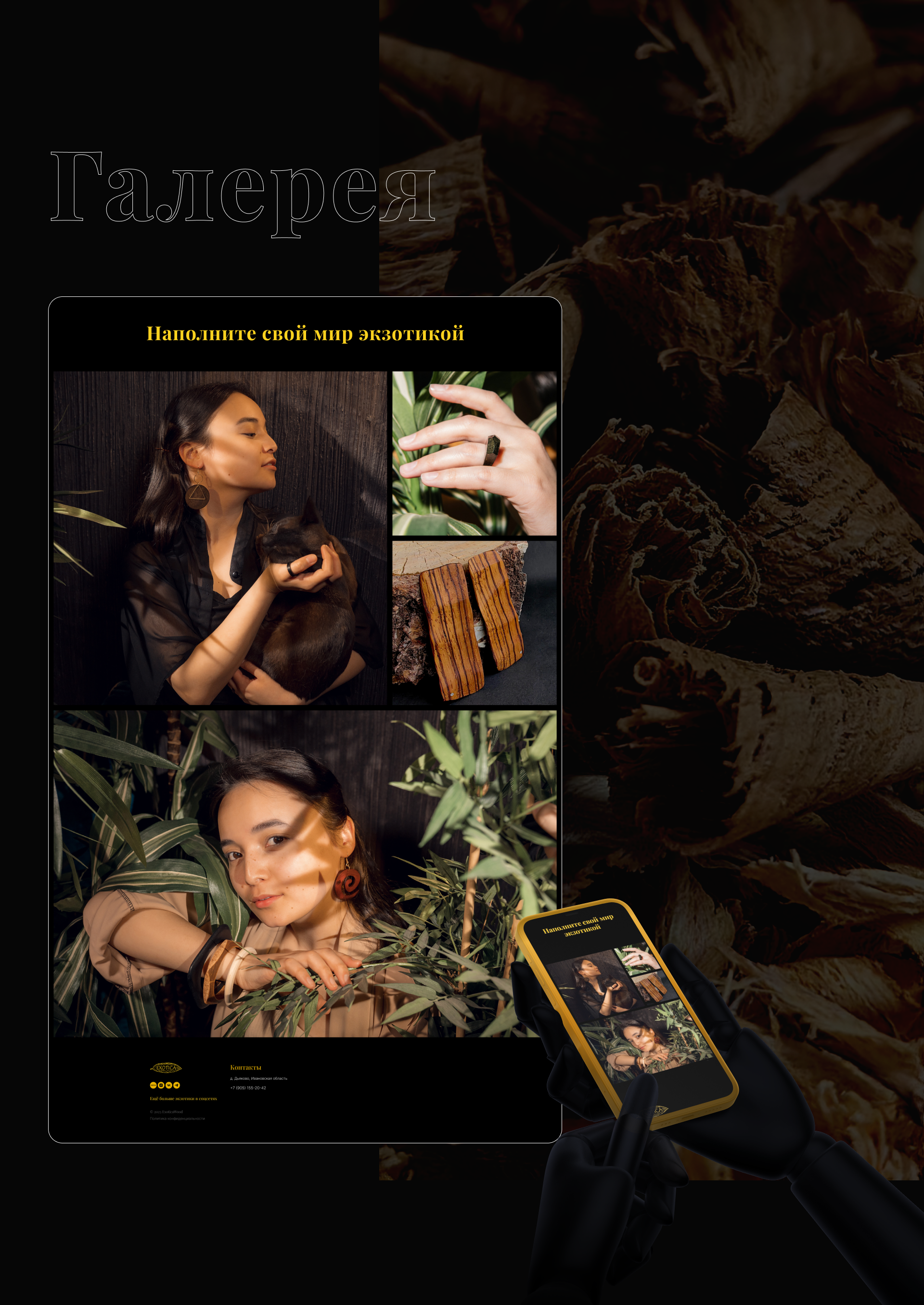 Exoticawood — Изображение №7 — Интерфейсы, Анимация на Dprofile