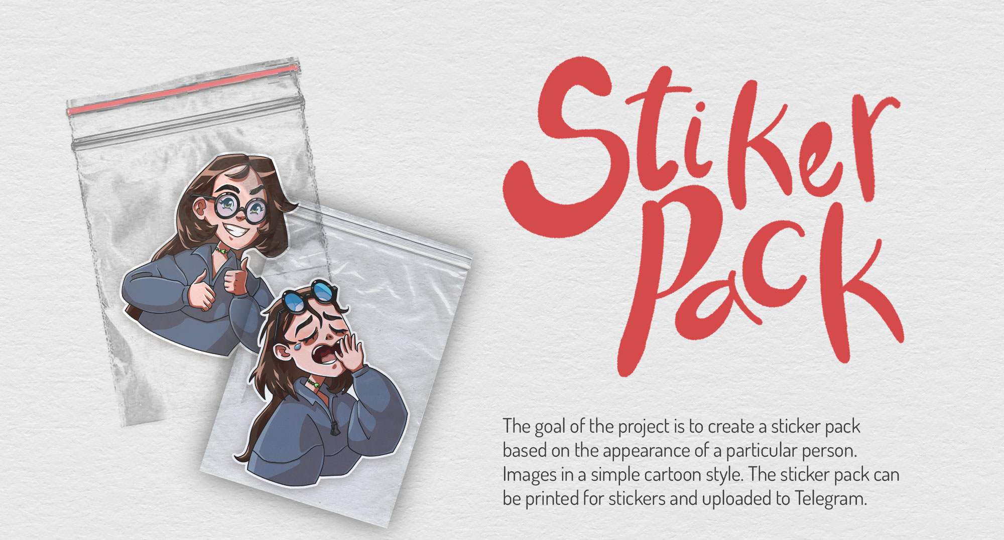 Сartoon sticker pack for Telegram — Изображение №1 — Иллюстрация, Графика на Dprofile