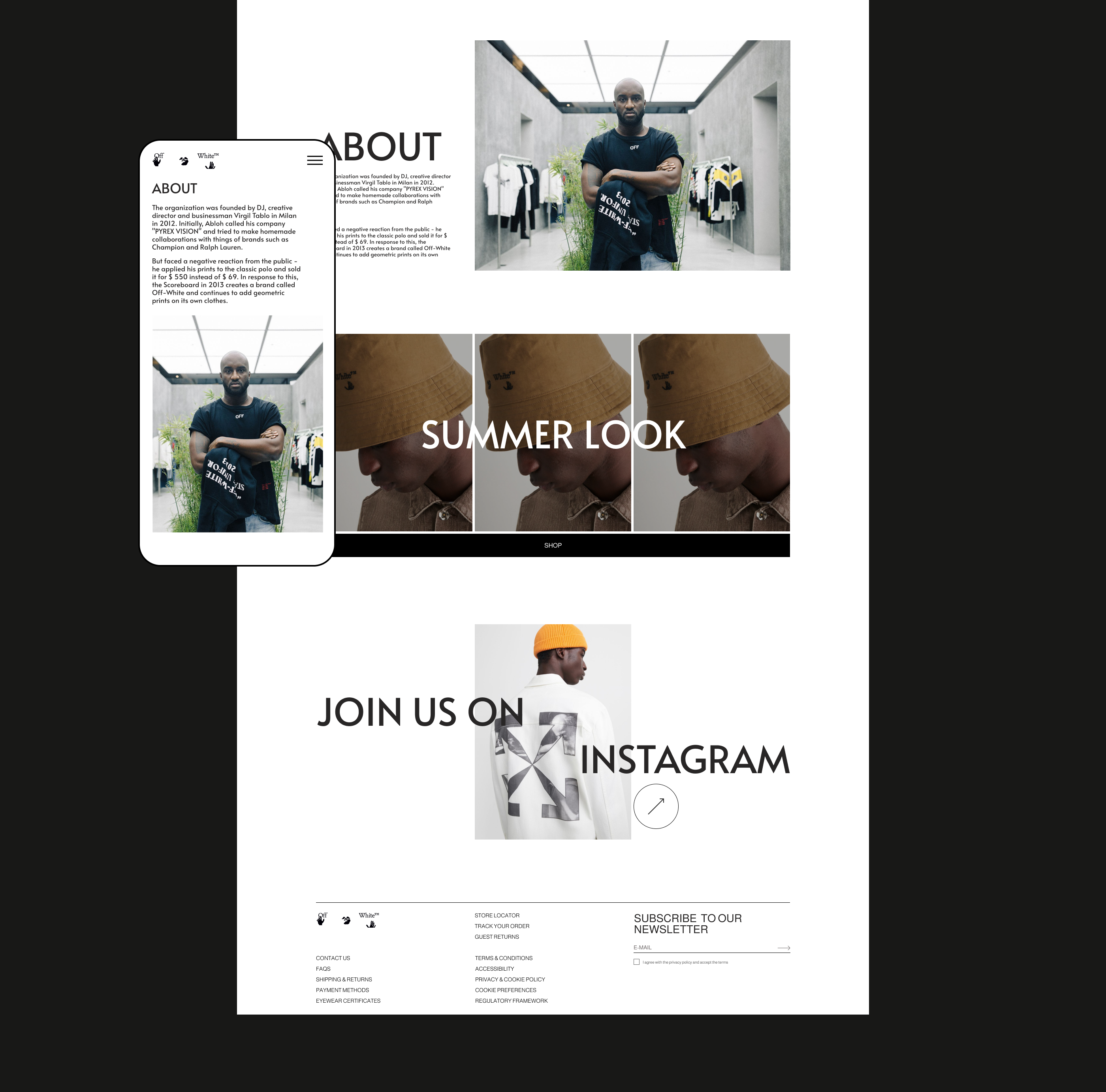 Off-White Website | Online-store — Изображение №6 — Интерфейсы на Dprofile