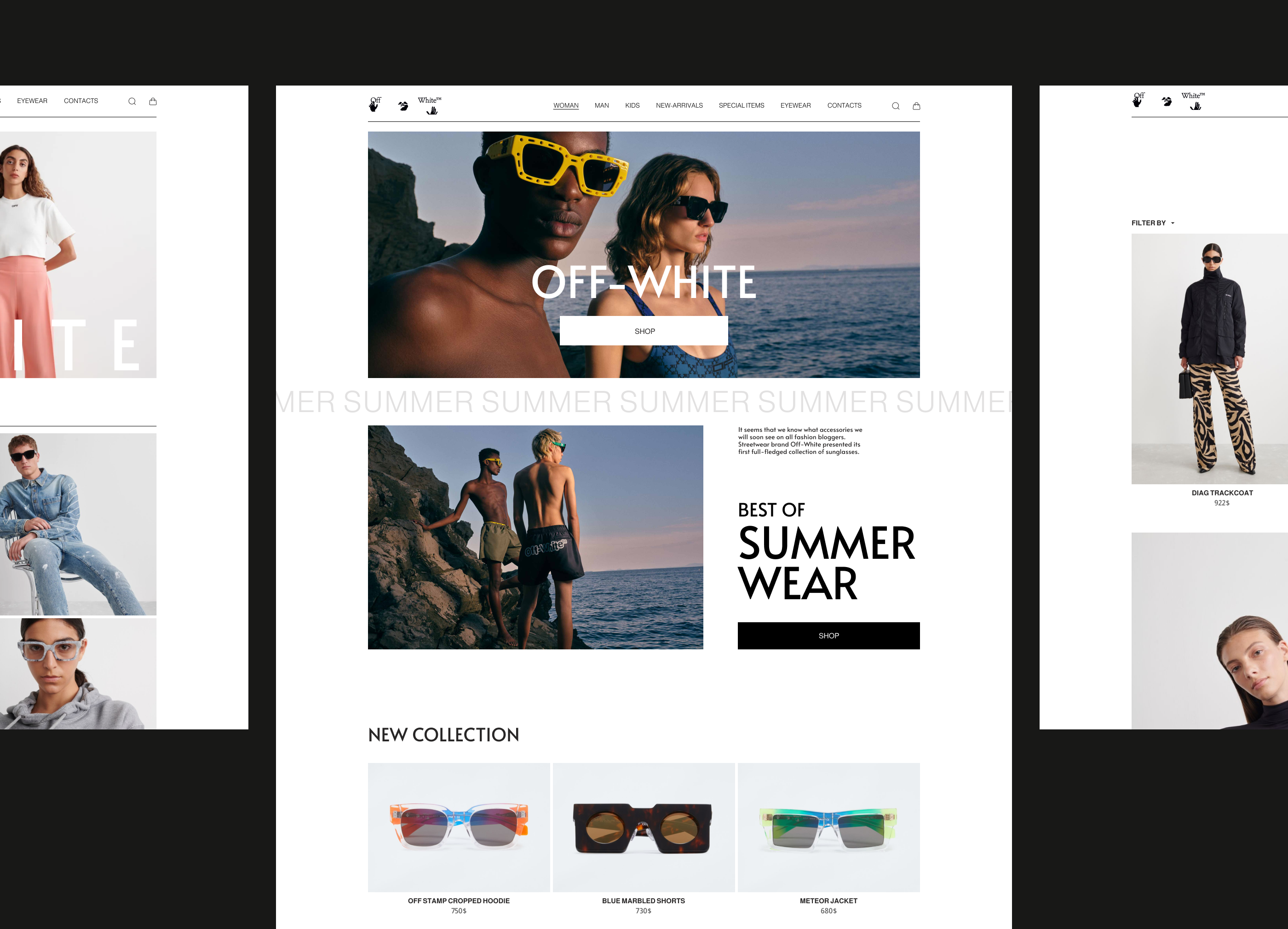 Off-White Website | Online-store — Изображение №4 — Интерфейсы на Dprofile