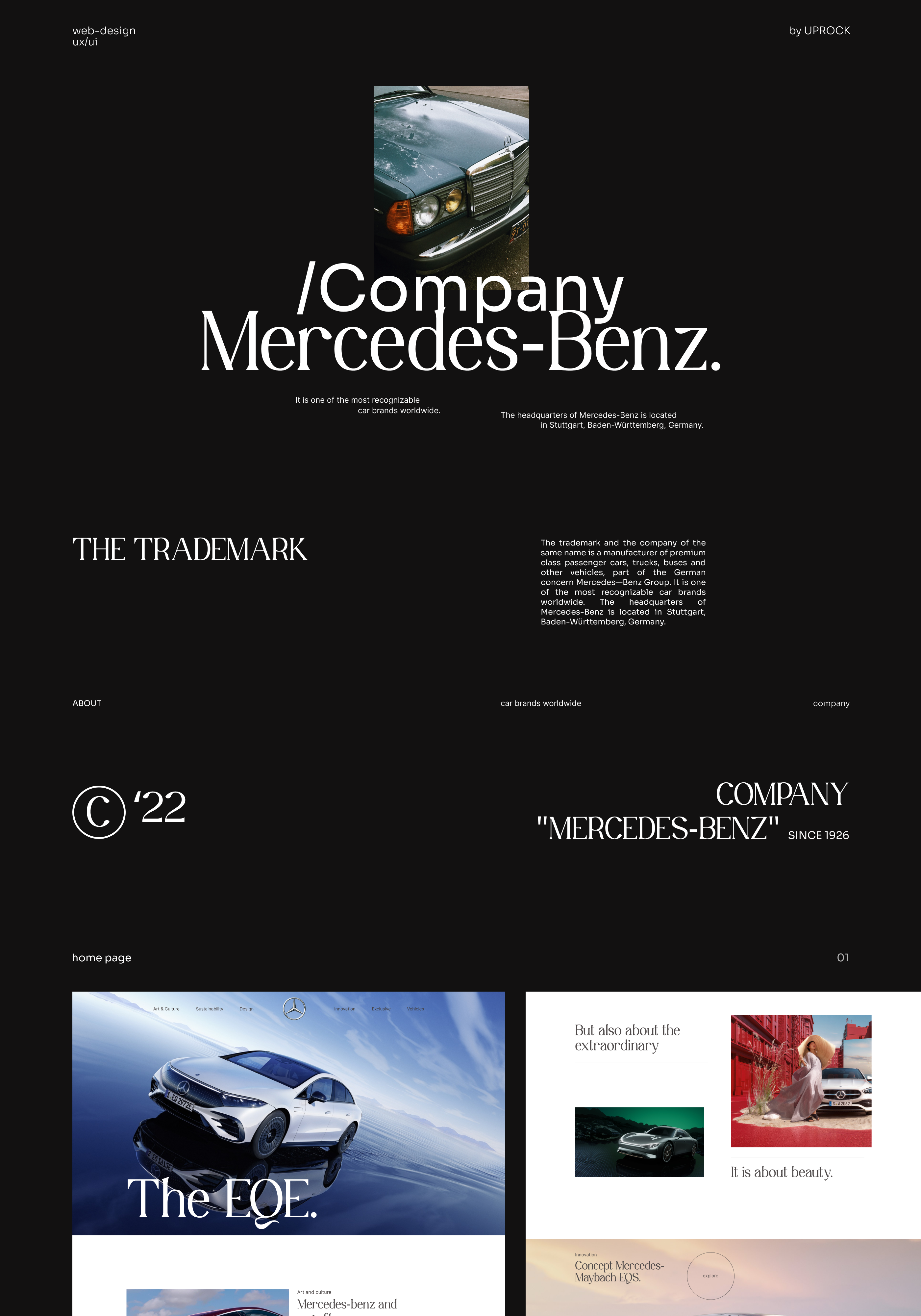 Mercedes-benz | Corporate website — Изображение №1 — Интерфейсы на Dprofile