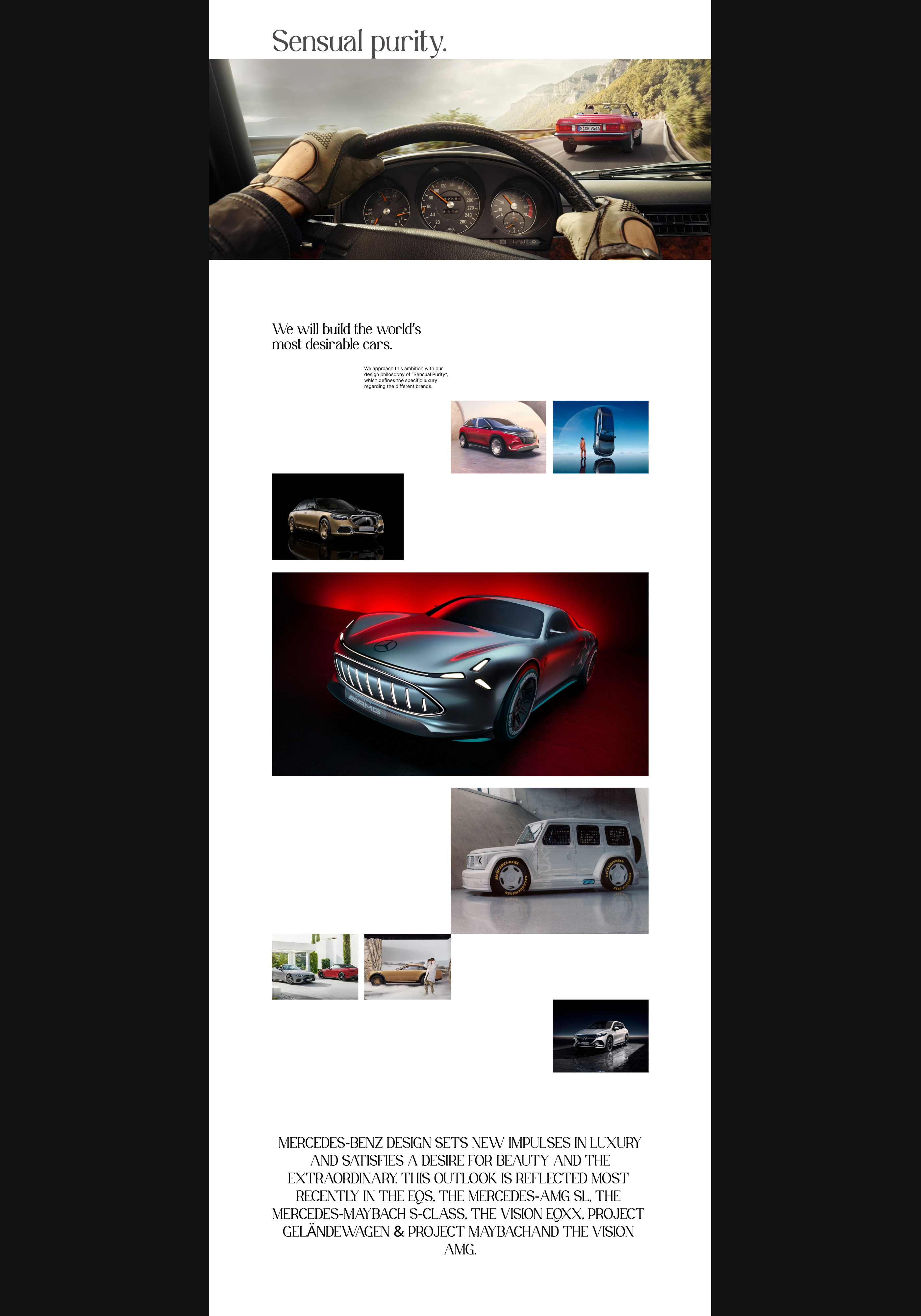 Mercedes-benz | Corporate website — Изображение №4 — Интерфейсы на Dprofile