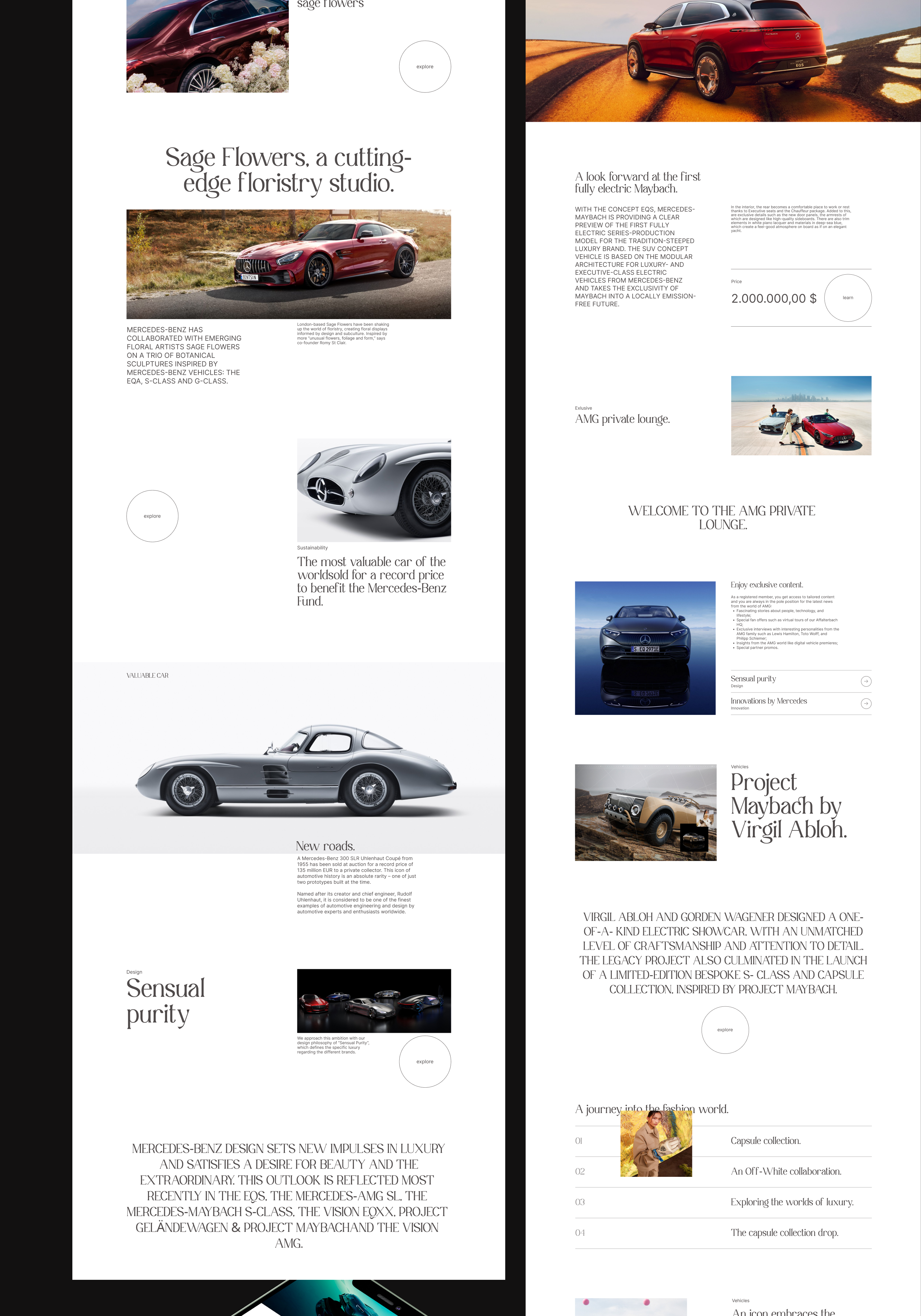 Mercedes-benz | Corporate website — Изображение №2 — Интерфейсы на Dprofile