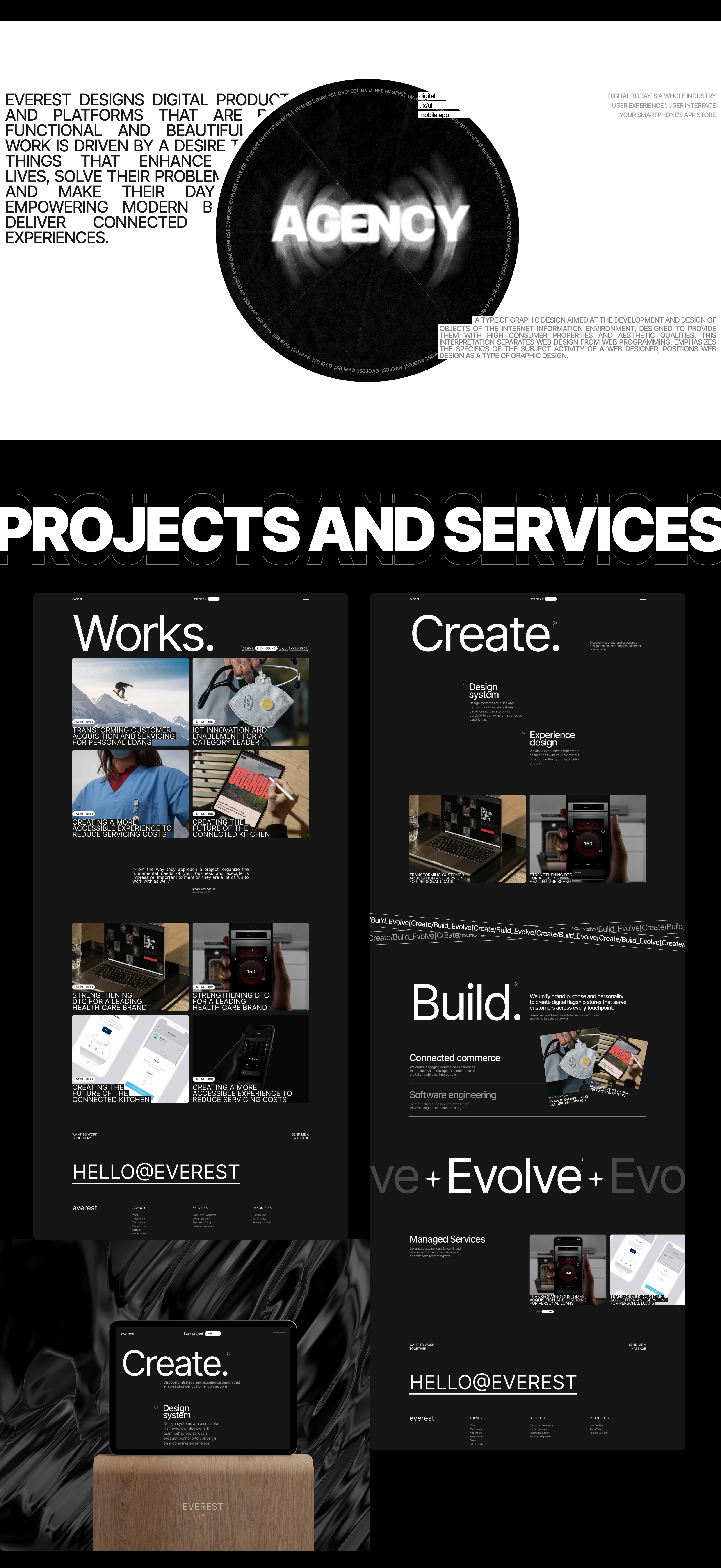 EVEREST /web-design studio — Изображение №3 — Интерфейсы на Dprofile
