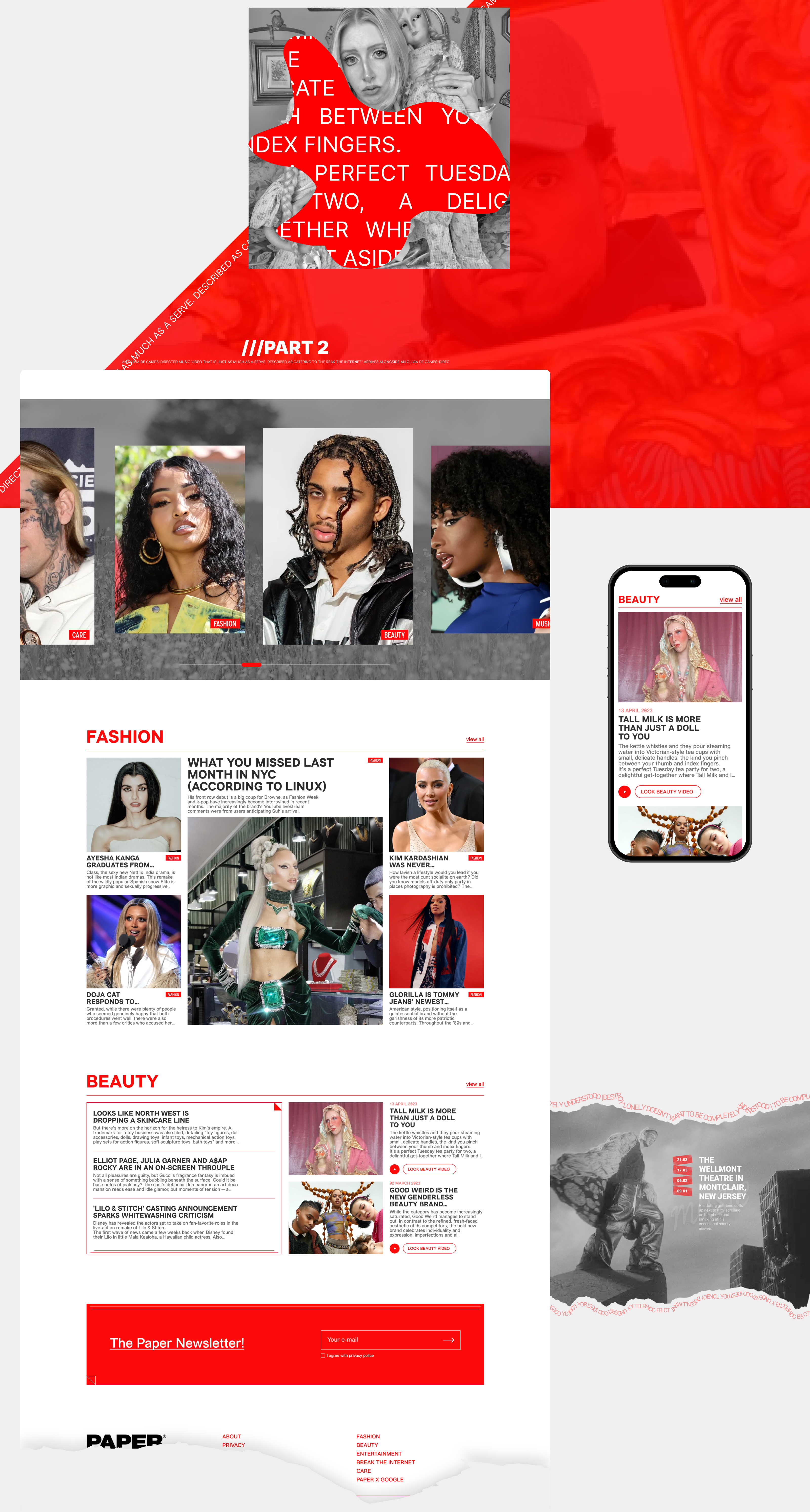 NEWS WEBSITE [redesign] — Изображение №2 — Интерфейсы на Dprofile