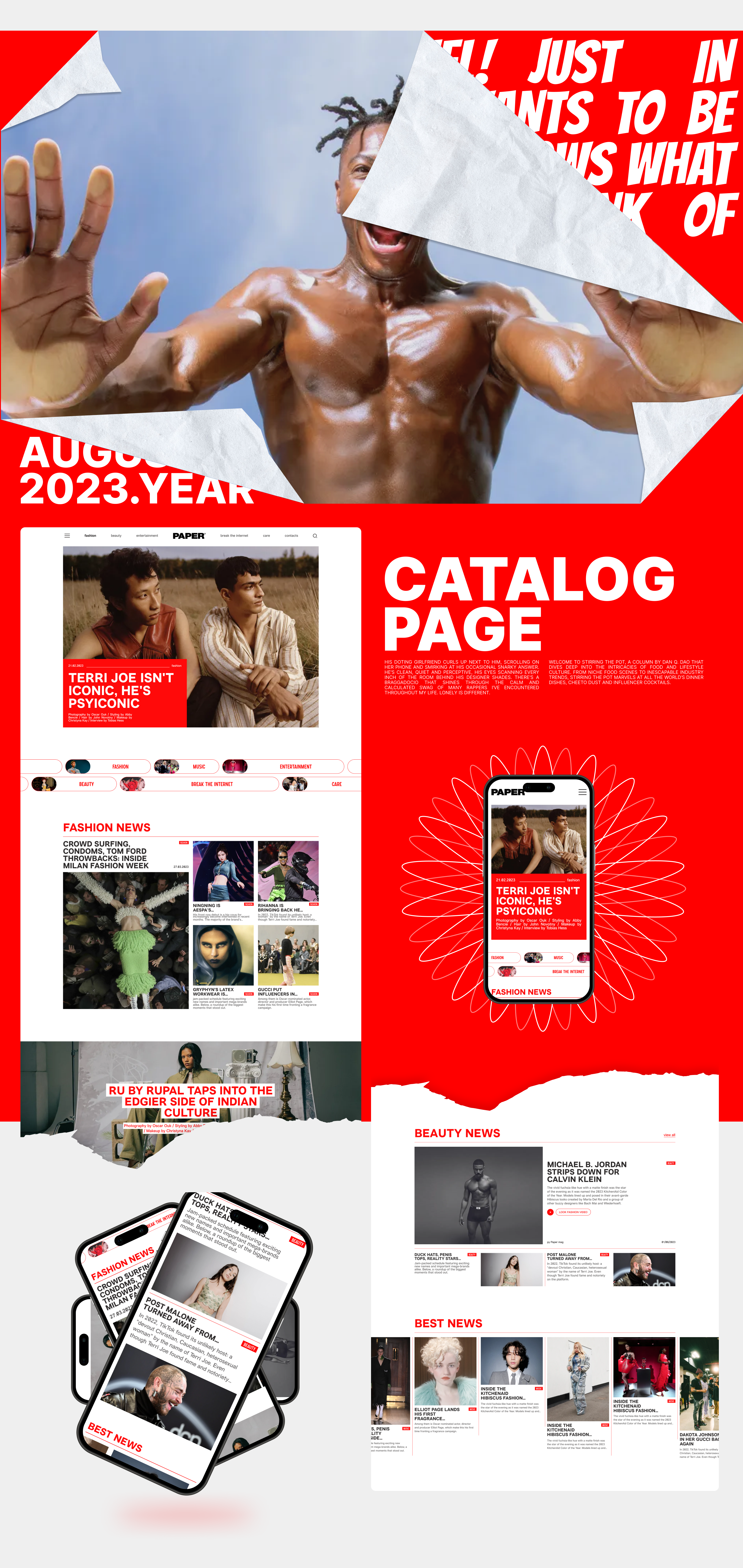 NEWS WEBSITE [redesign] — Изображение №3 — Интерфейсы на Dprofile