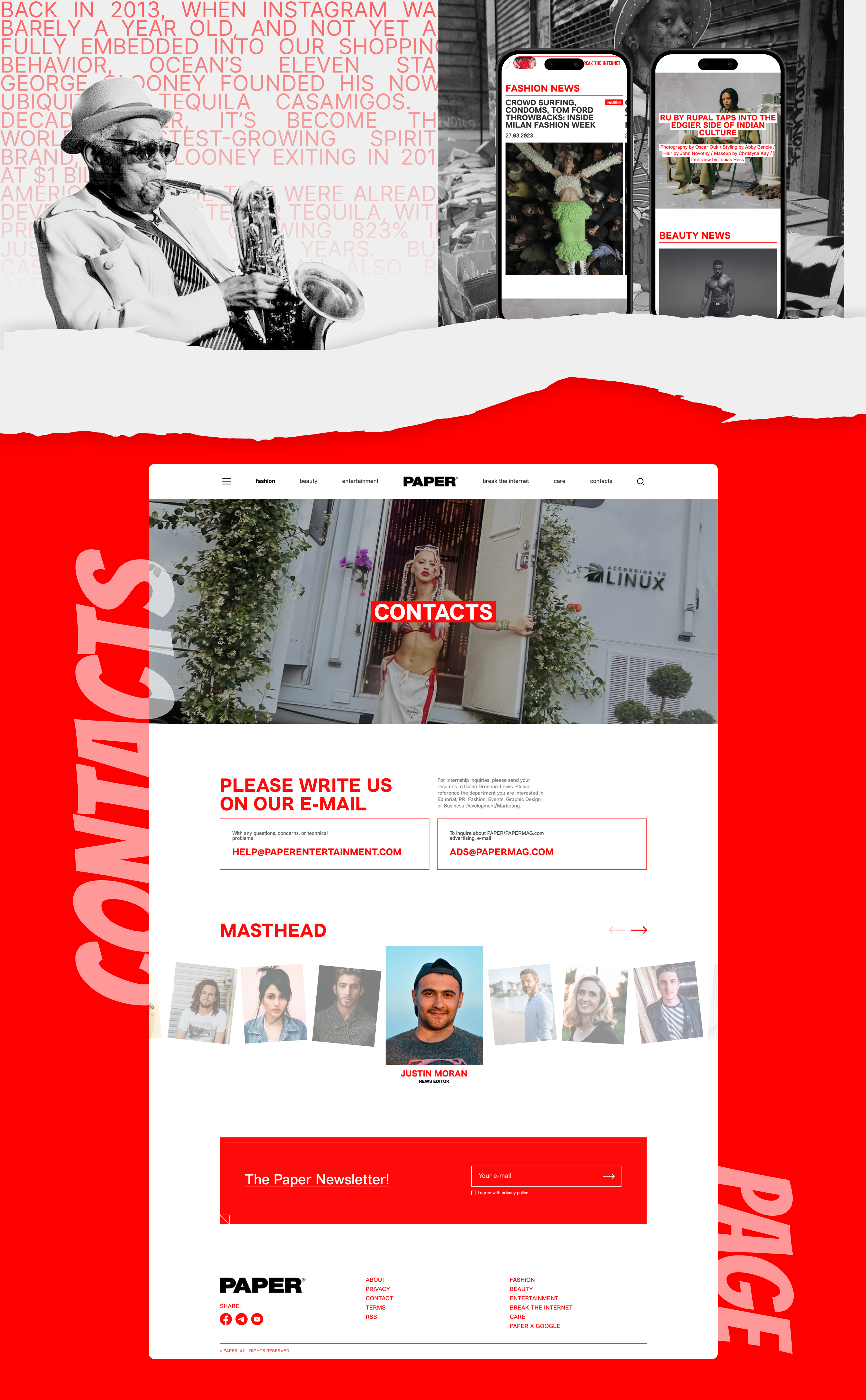 NEWS WEBSITE [redesign] — Изображение №4 — Интерфейсы на Dprofile