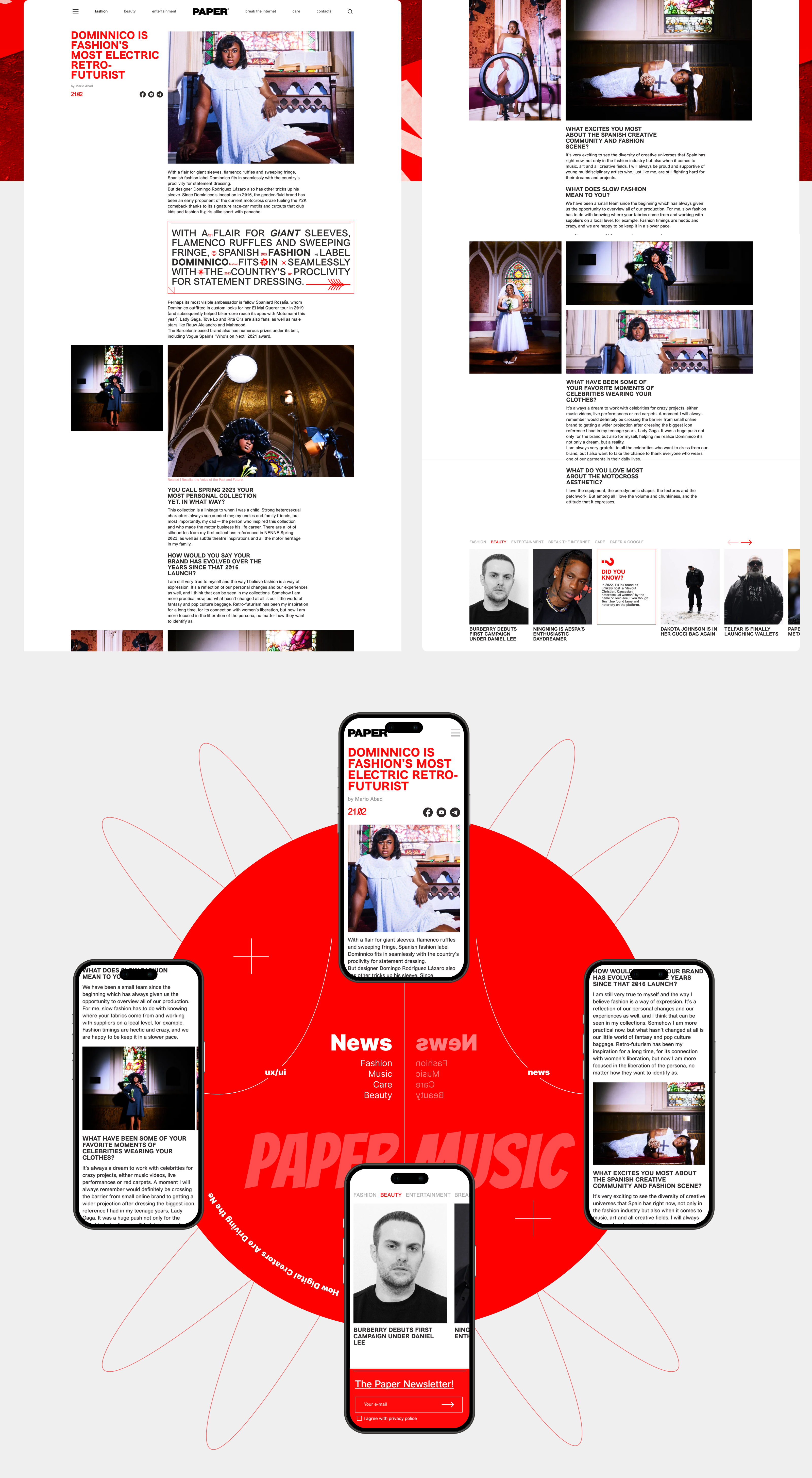 NEWS WEBSITE [redesign] — Изображение №6 — Интерфейсы на Dprofile